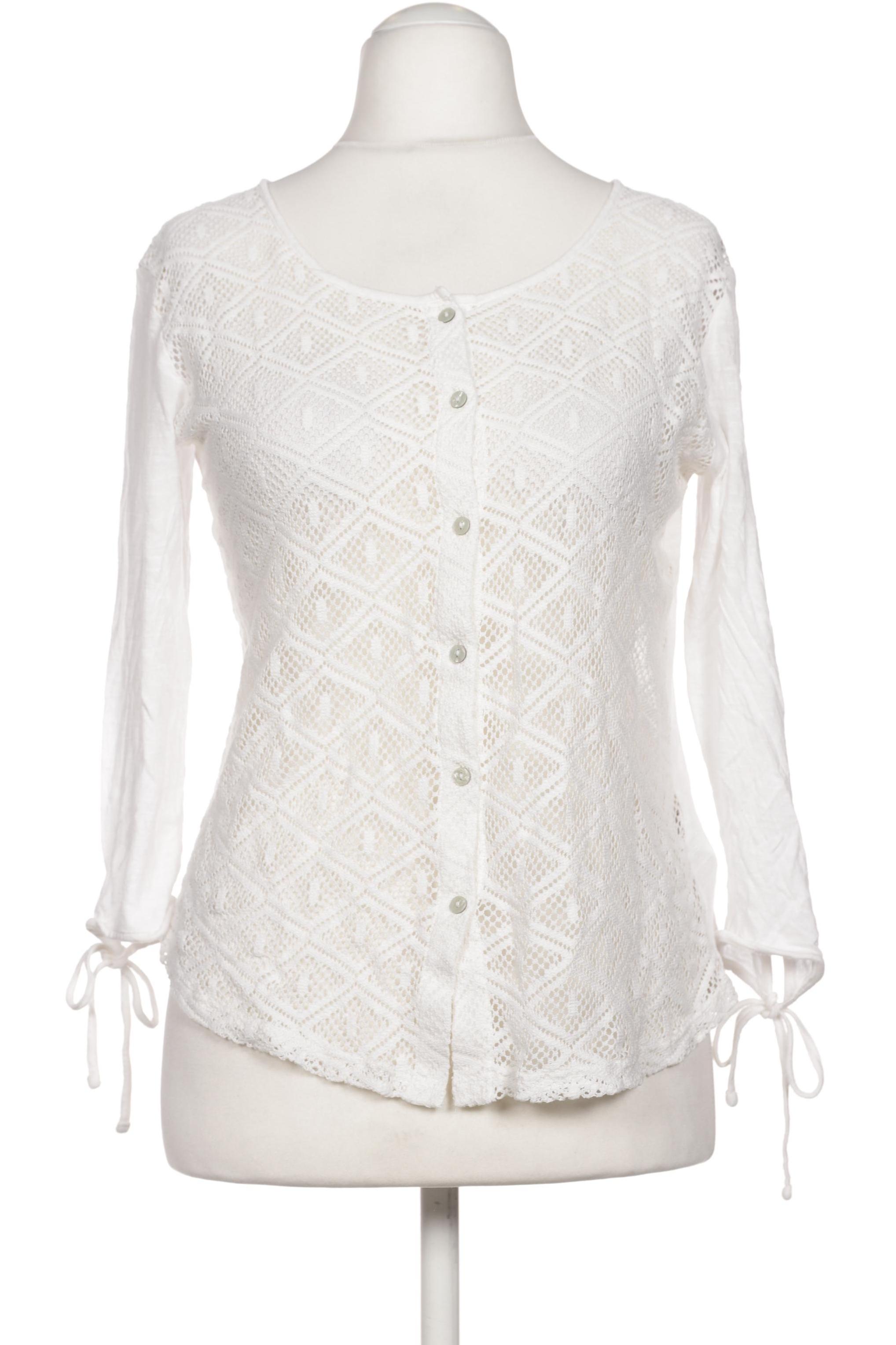 

edc by Esprit Damen Strickjacke, weiß, Gr. 36