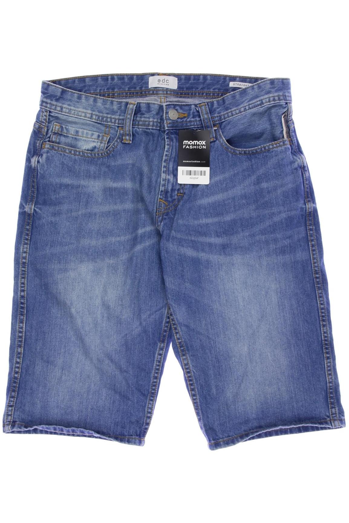 

edc by Esprit Herren Shorts, blau, Gr. 31
