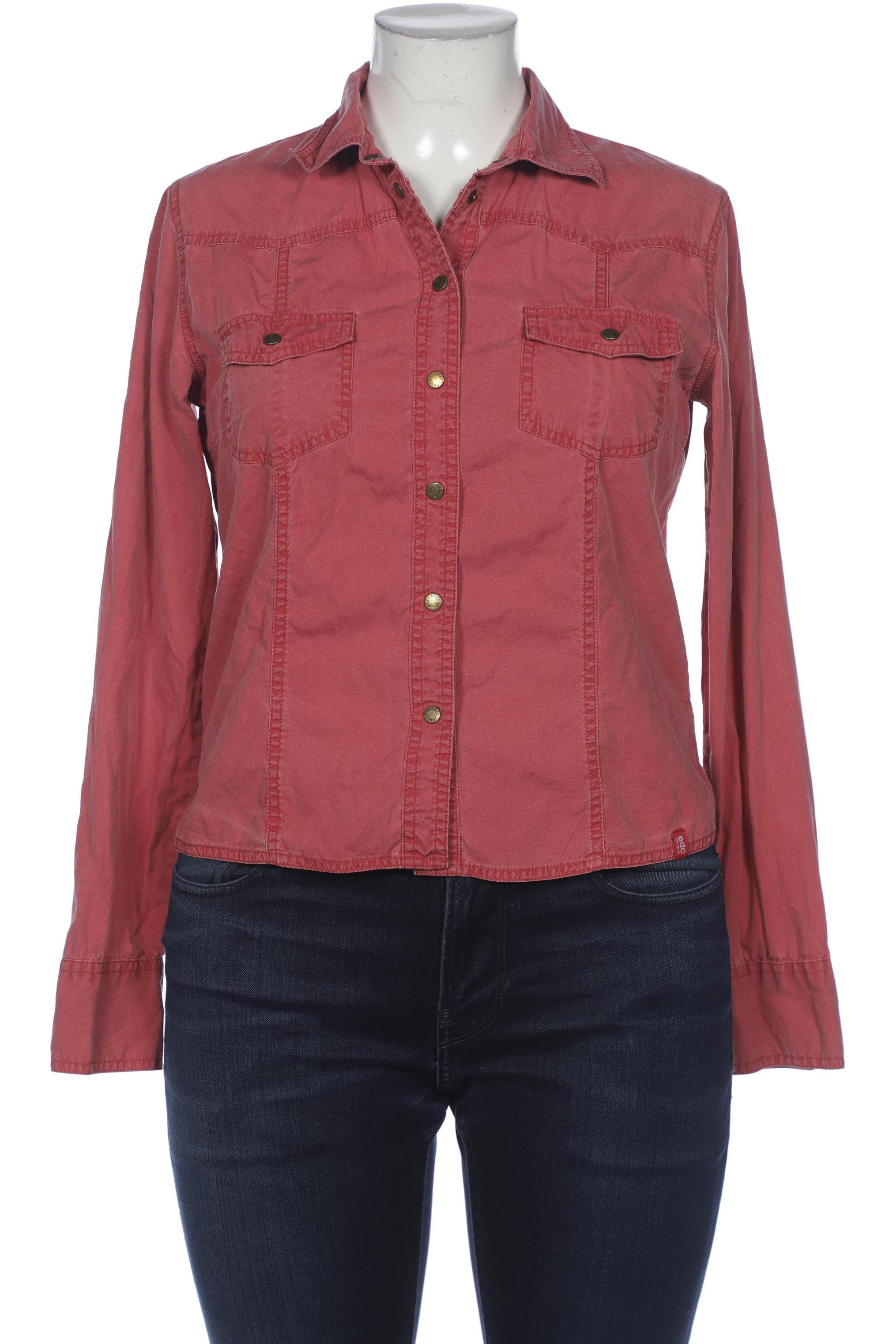 

edc by Esprit Damen Bluse, rot, Gr. 44