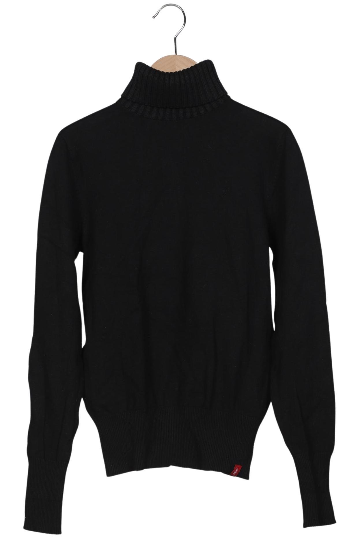 

edc by Esprit Damen Pullover, schwarz, Gr. 38