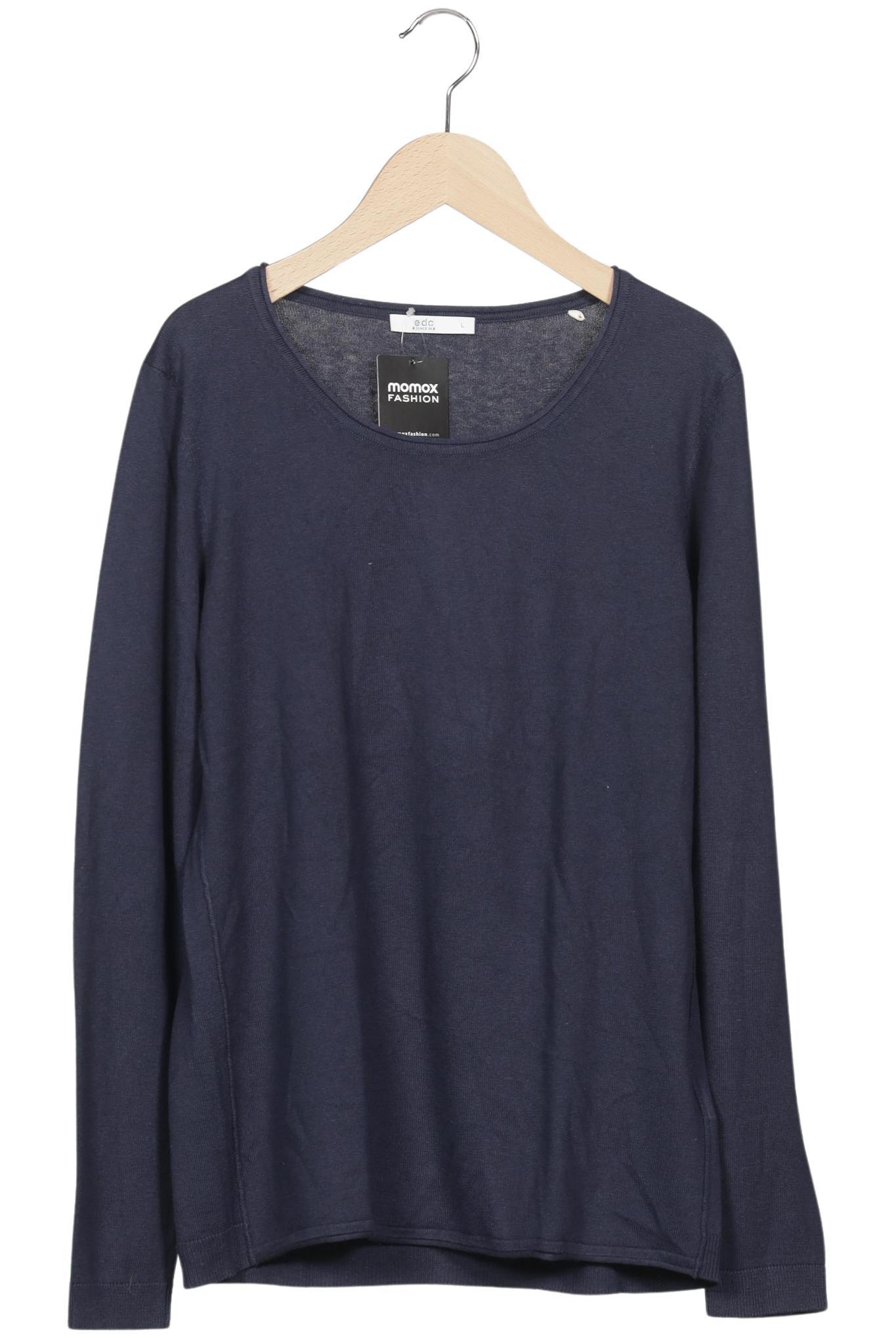 

edc by Esprit Damen Pullover, marineblau, Gr. 42