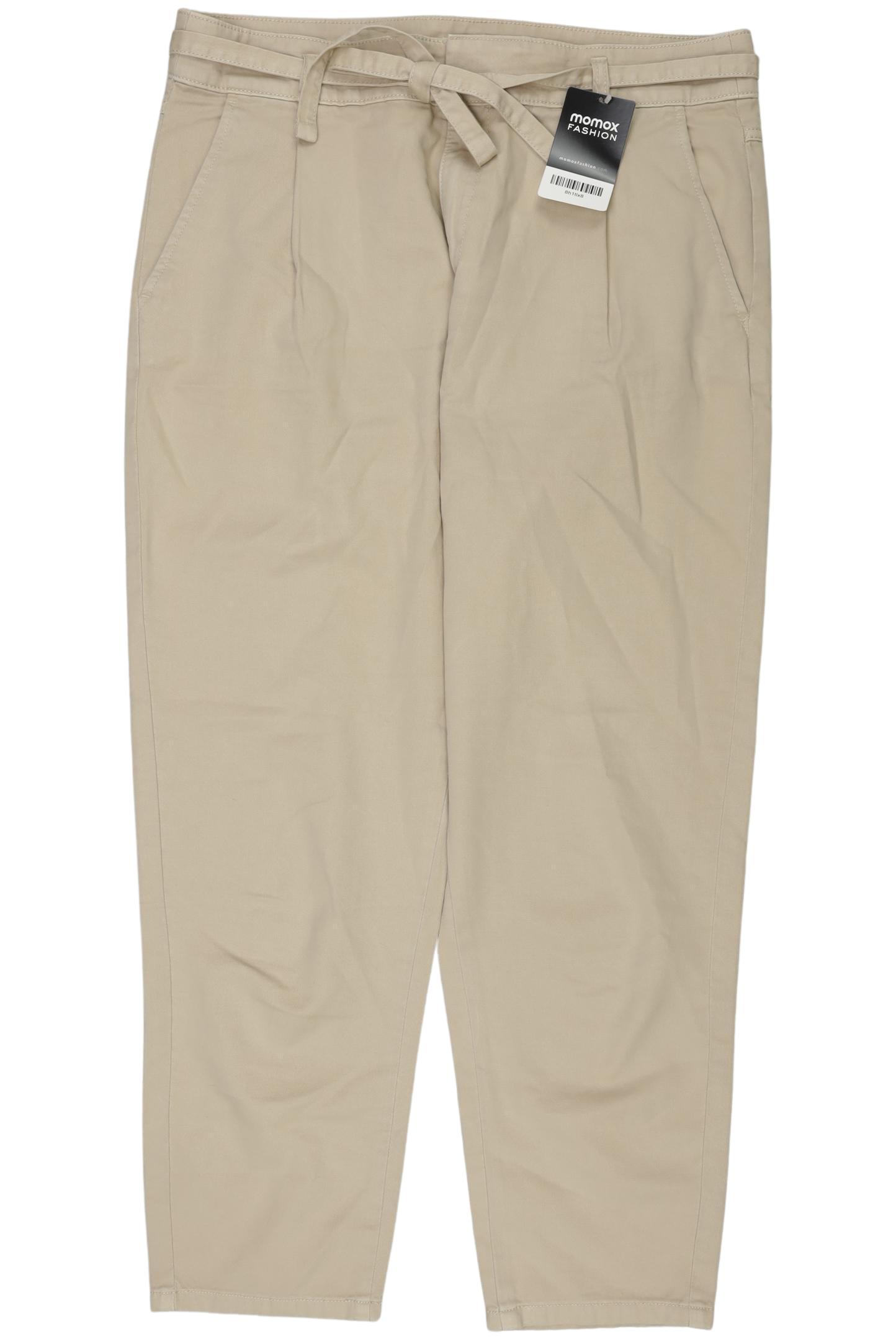 

edc by Esprit Damen Stoffhose, beige, Gr. 40