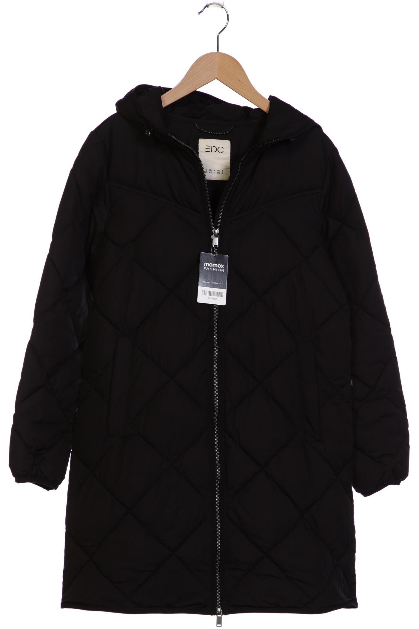 

edc by Esprit Damen Mantel, schwarz, Gr. 34