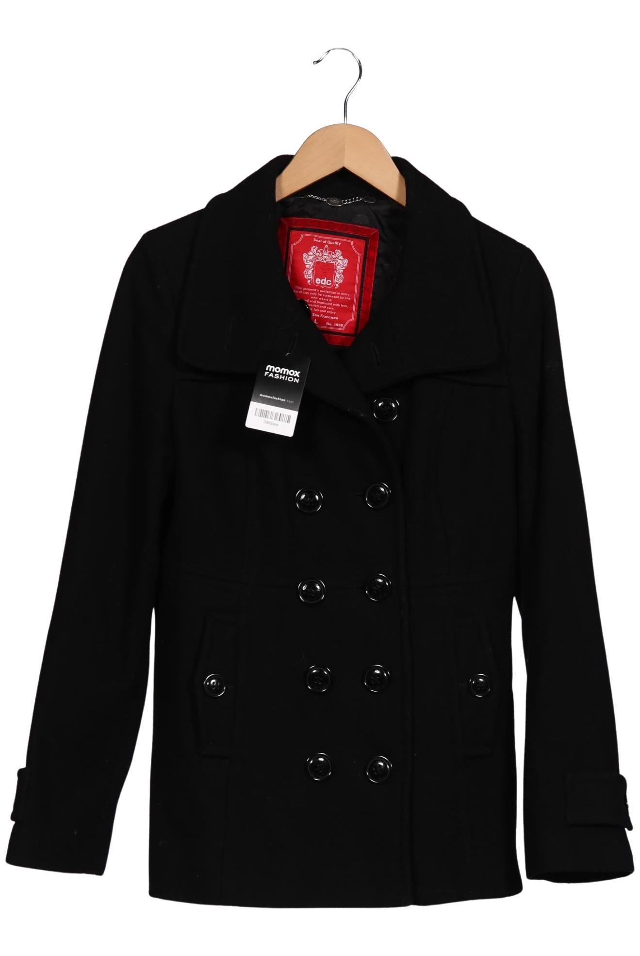 

edc by Esprit Damen Jacke, schwarz, Gr. 42