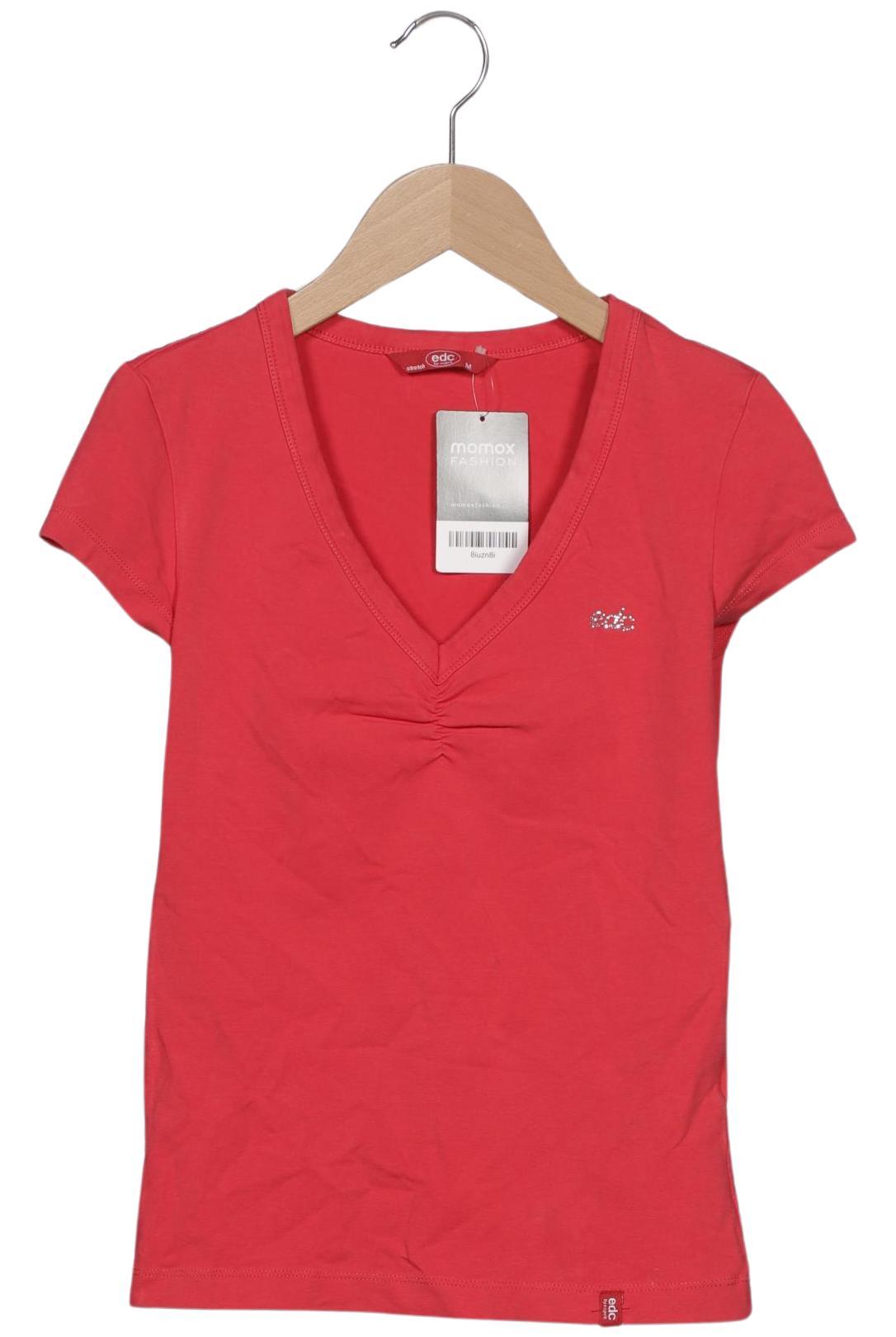 

edc by Esprit Damen T-Shirt, rot, Gr. 38