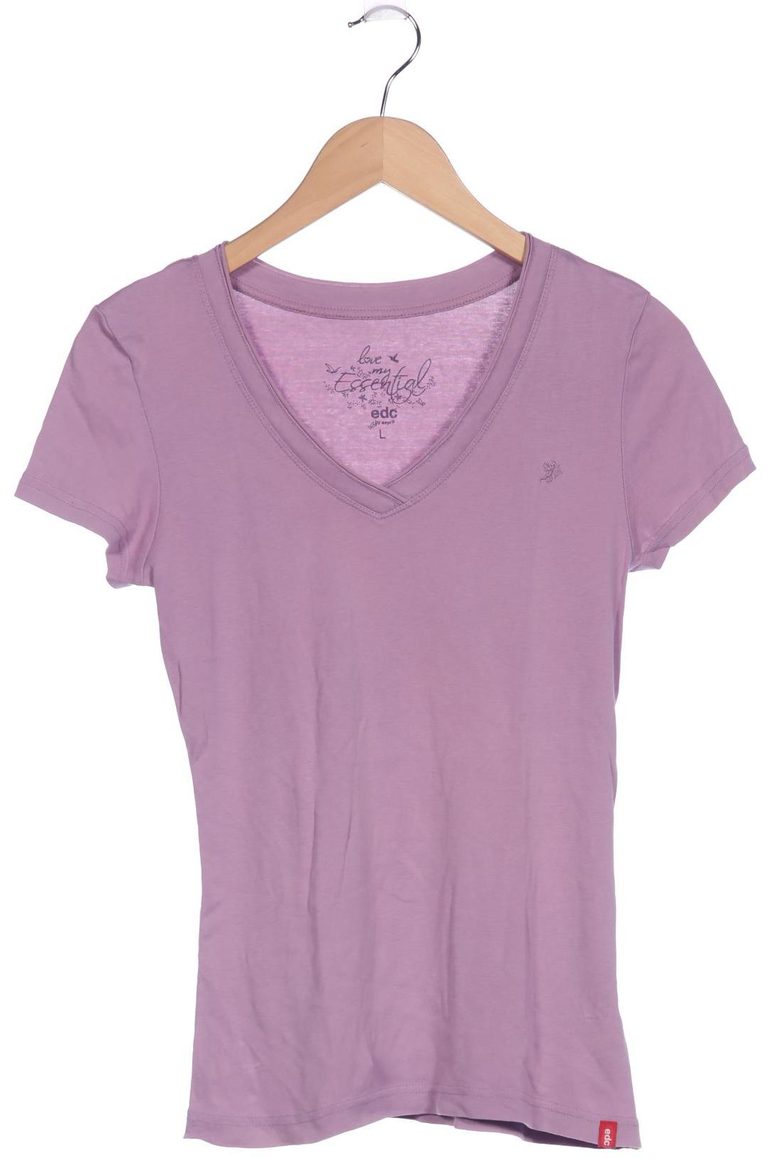 

edc by Esprit Damen T-Shirt, flieder, Gr. 42