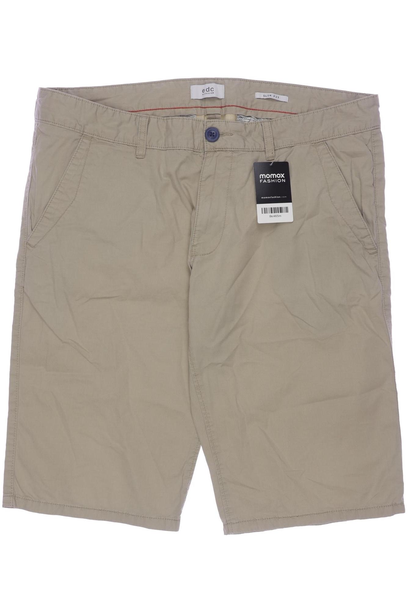 

edc by Esprit Herren Shorts, beige, Gr. 36