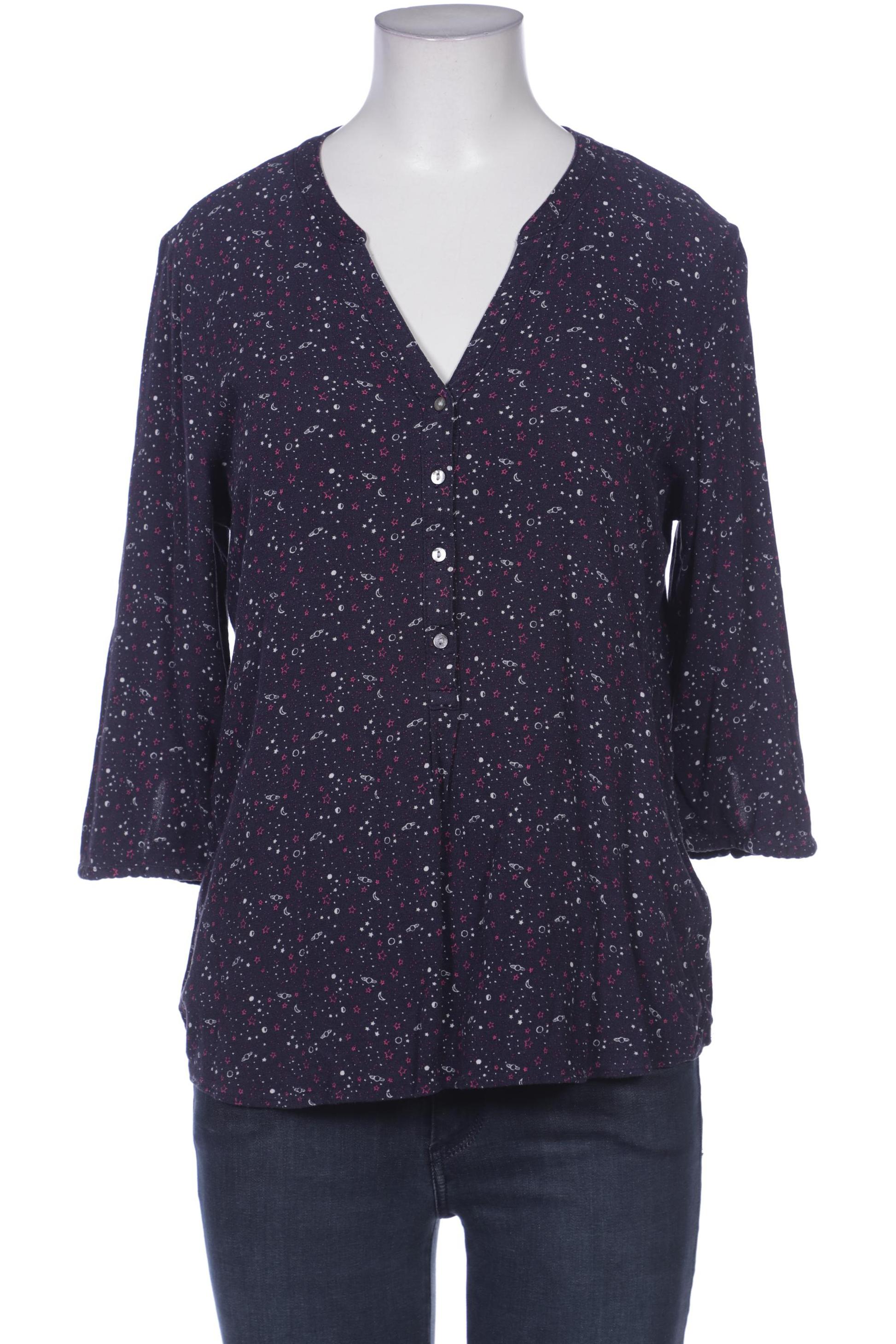 

edc by Esprit Damen Bluse, marineblau, Gr. 38