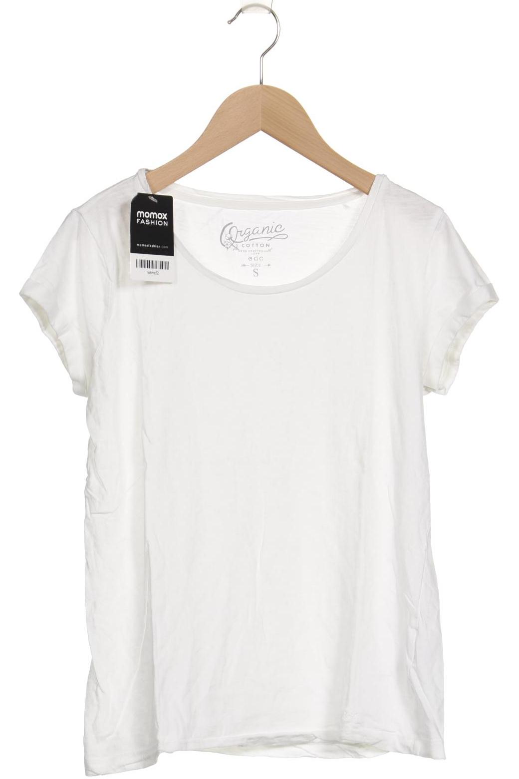 

edc by Esprit Damen T-Shirt, weiß, Gr. 36