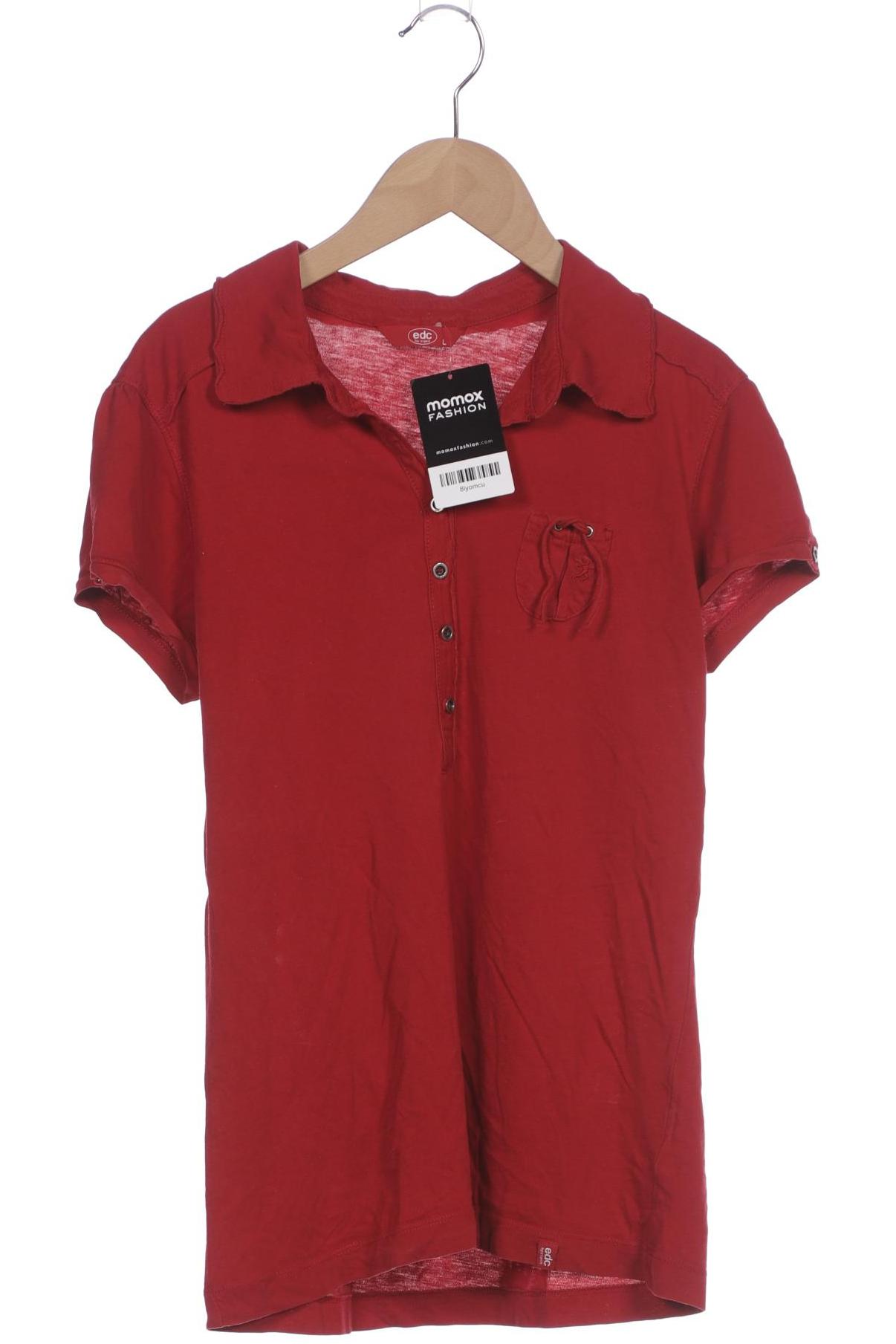 

edc by Esprit Damen T-Shirt, rot, Gr. 42