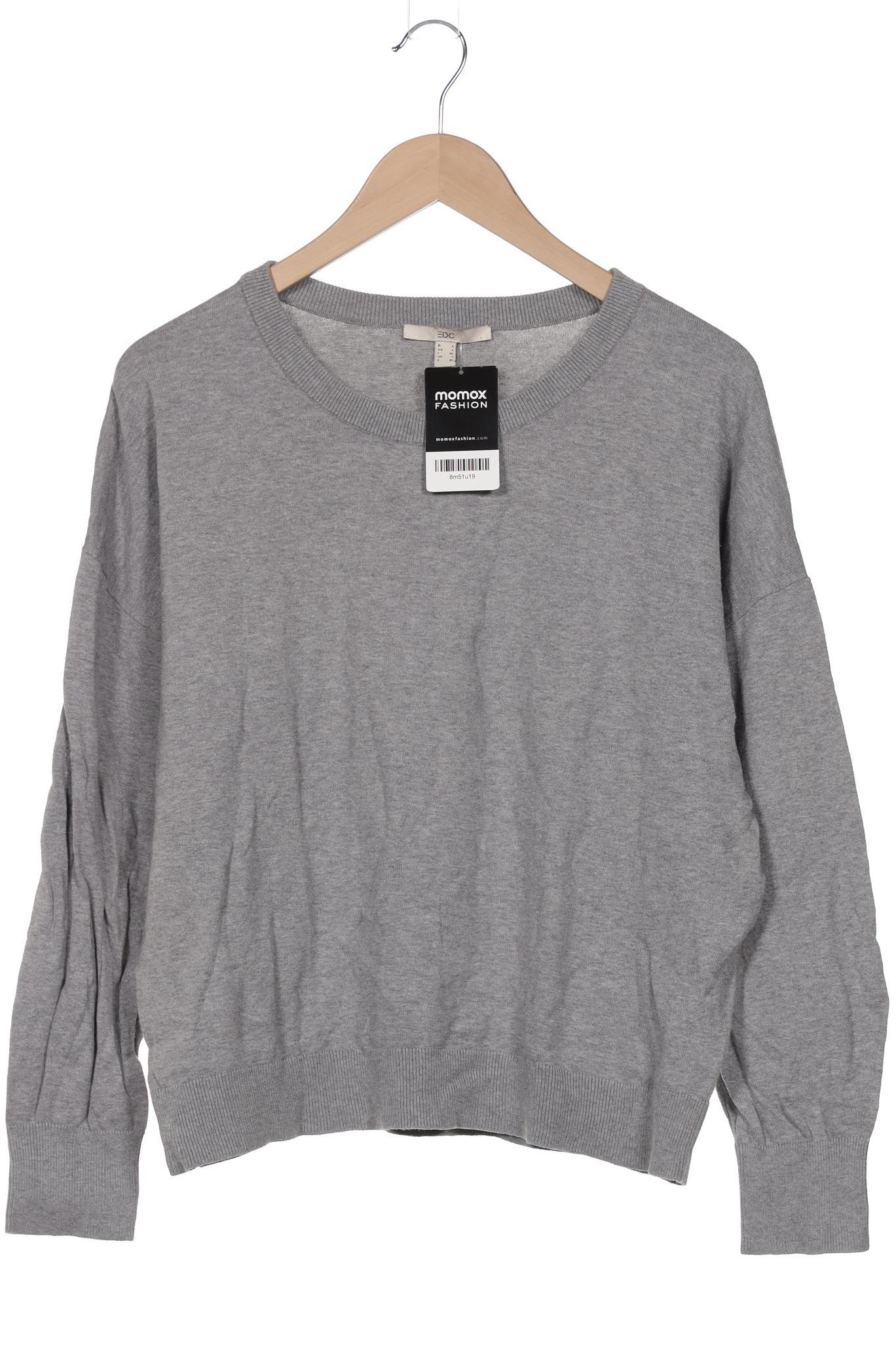 

edc by Esprit Damen Pullover, grau, Gr. 42