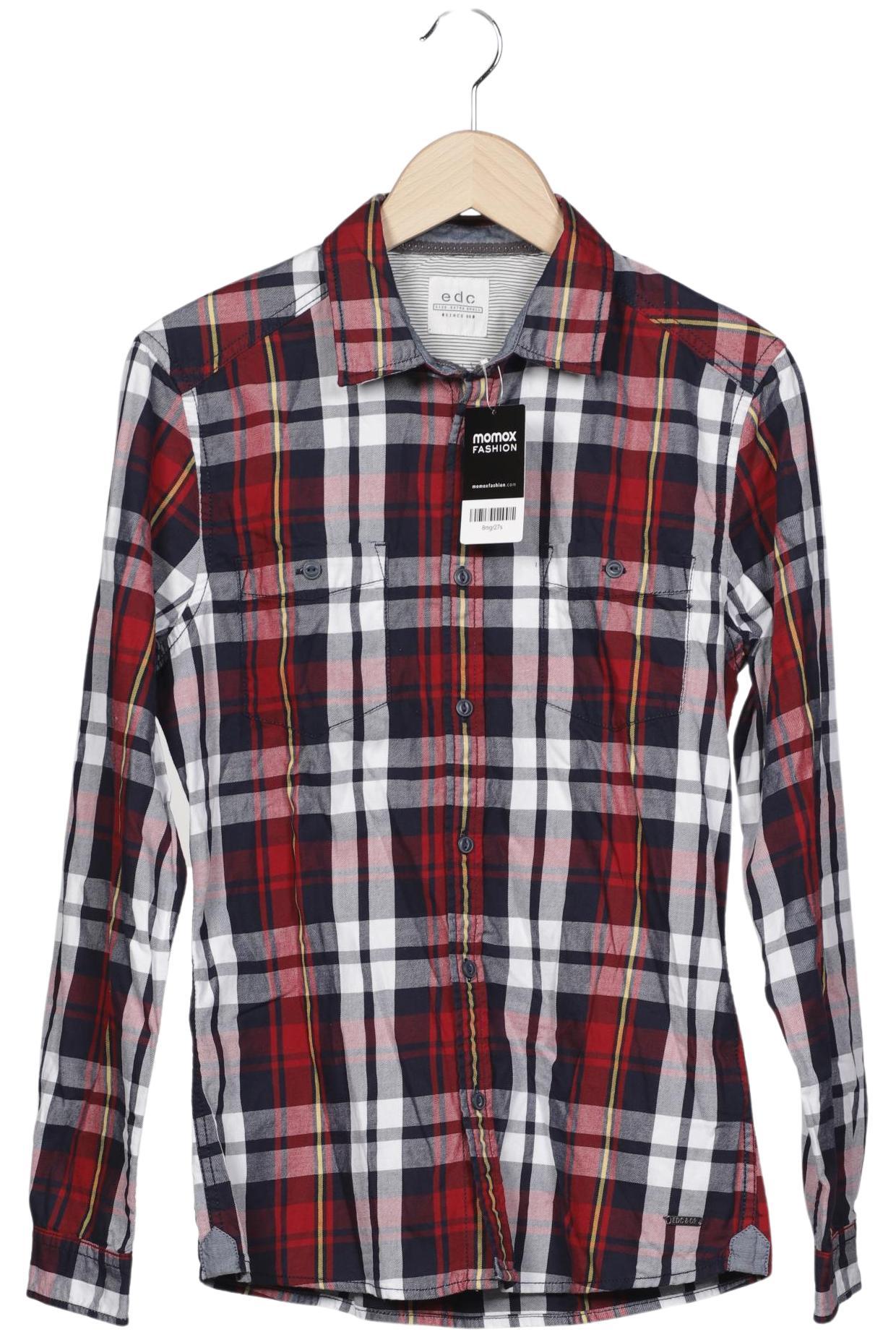 

edc by Esprit Herren Hemd, mehrfarbig, Gr. 44