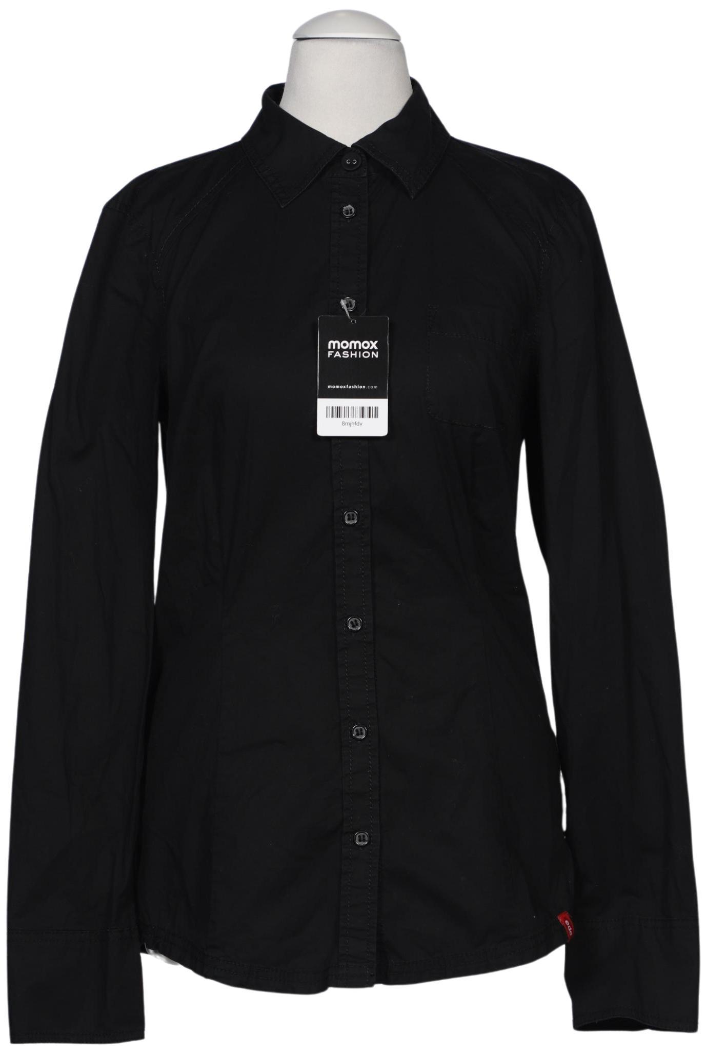 

edc by Esprit Damen Bluse, schwarz, Gr. 36