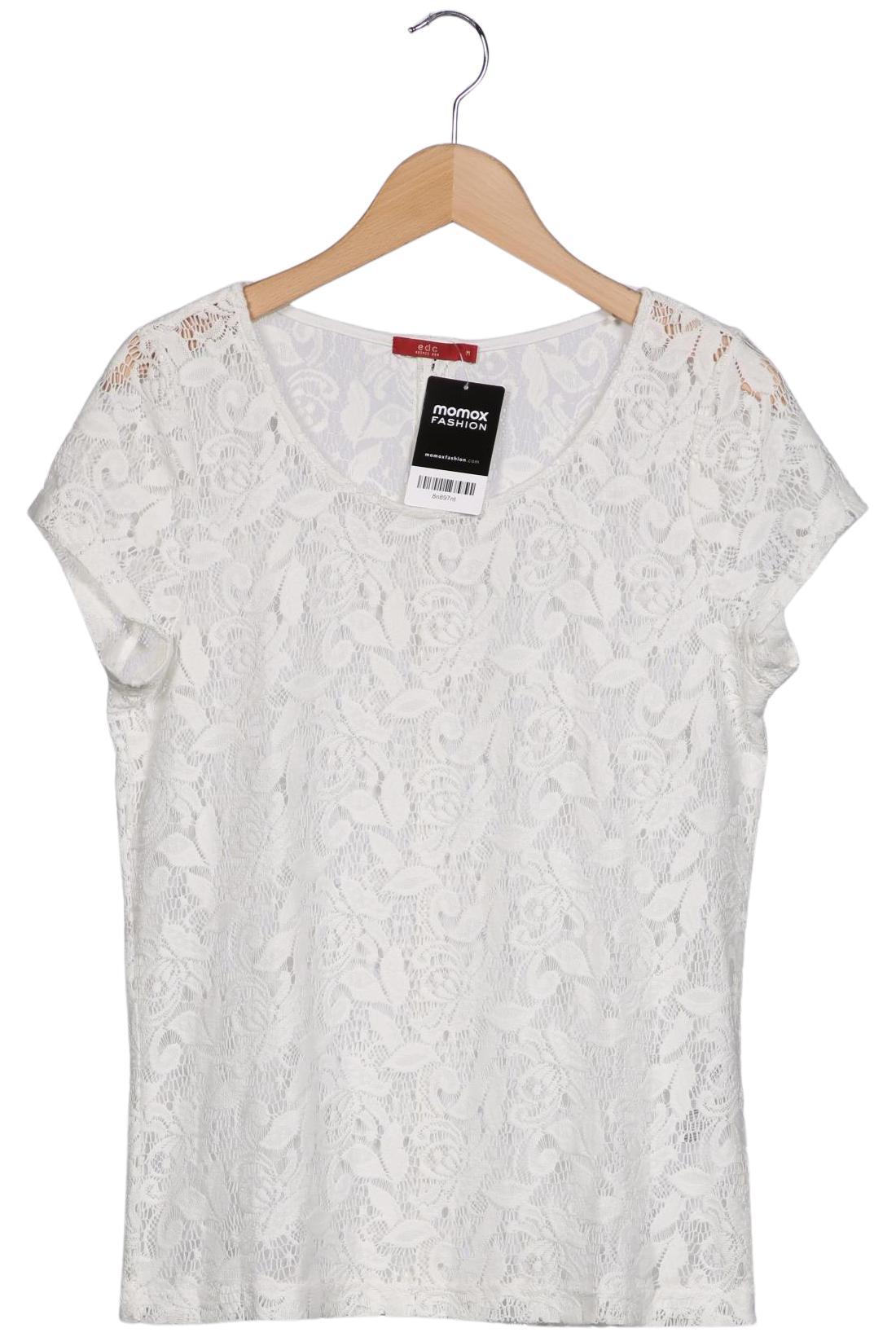 

edc by Esprit Damen T-Shirt, cremeweiß, Gr. 38