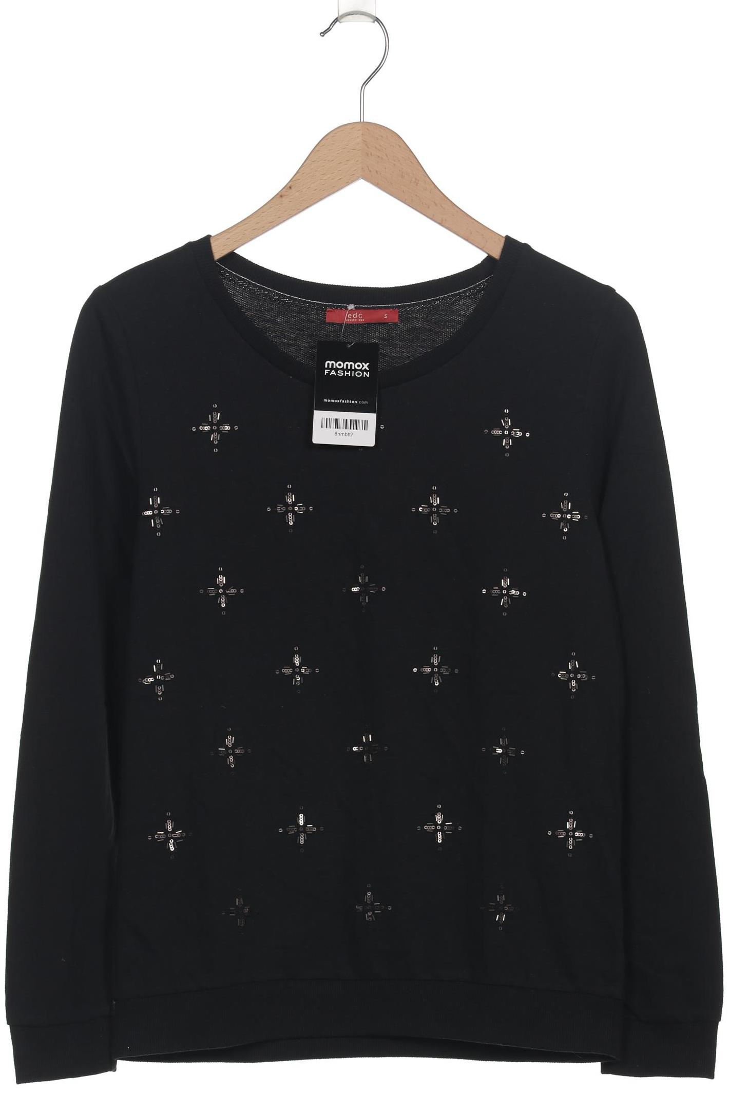 

edc by Esprit Damen Pullover, schwarz, Gr. 36