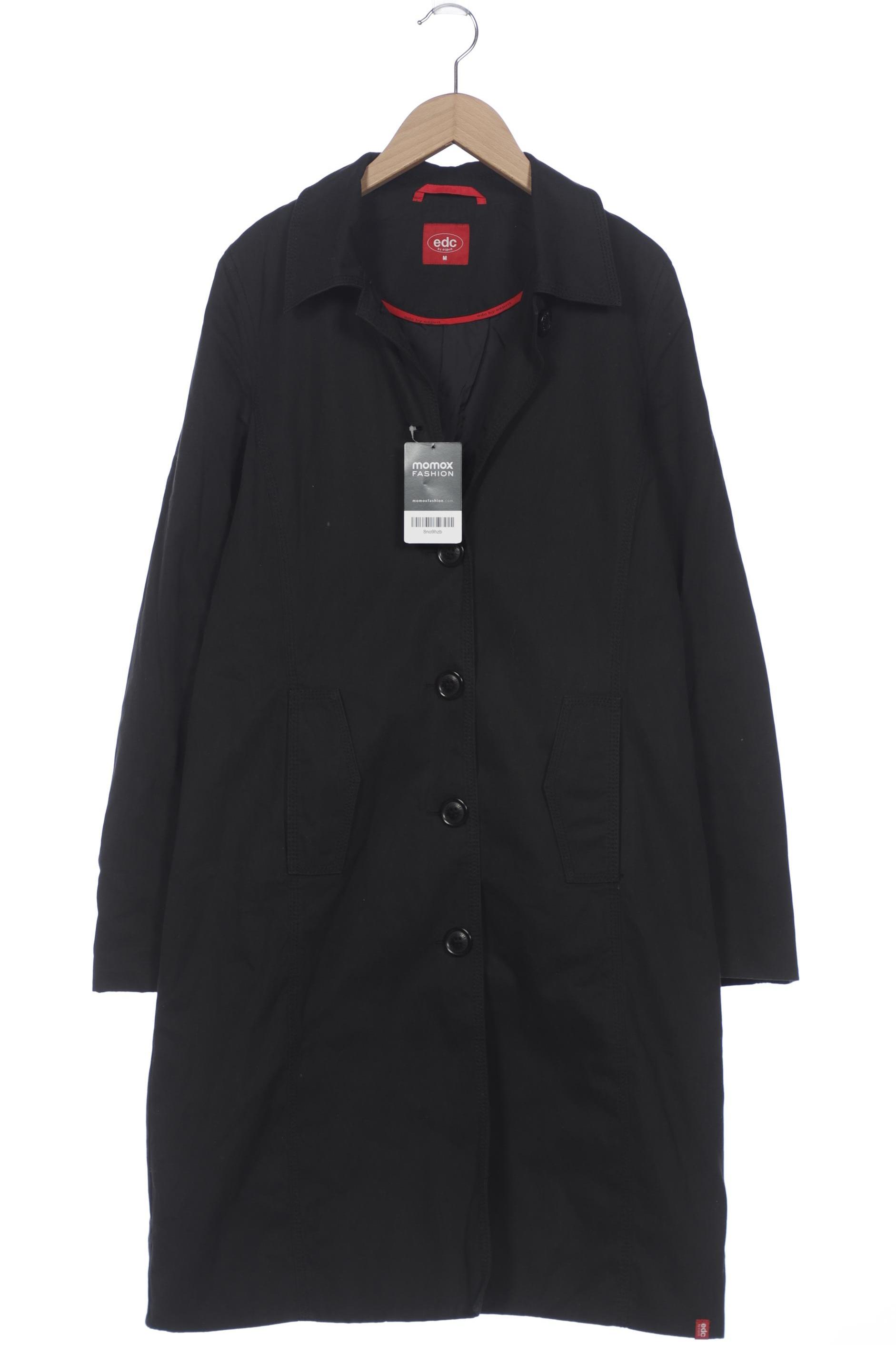 

edc by Esprit Damen Mantel, schwarz, Gr. 38