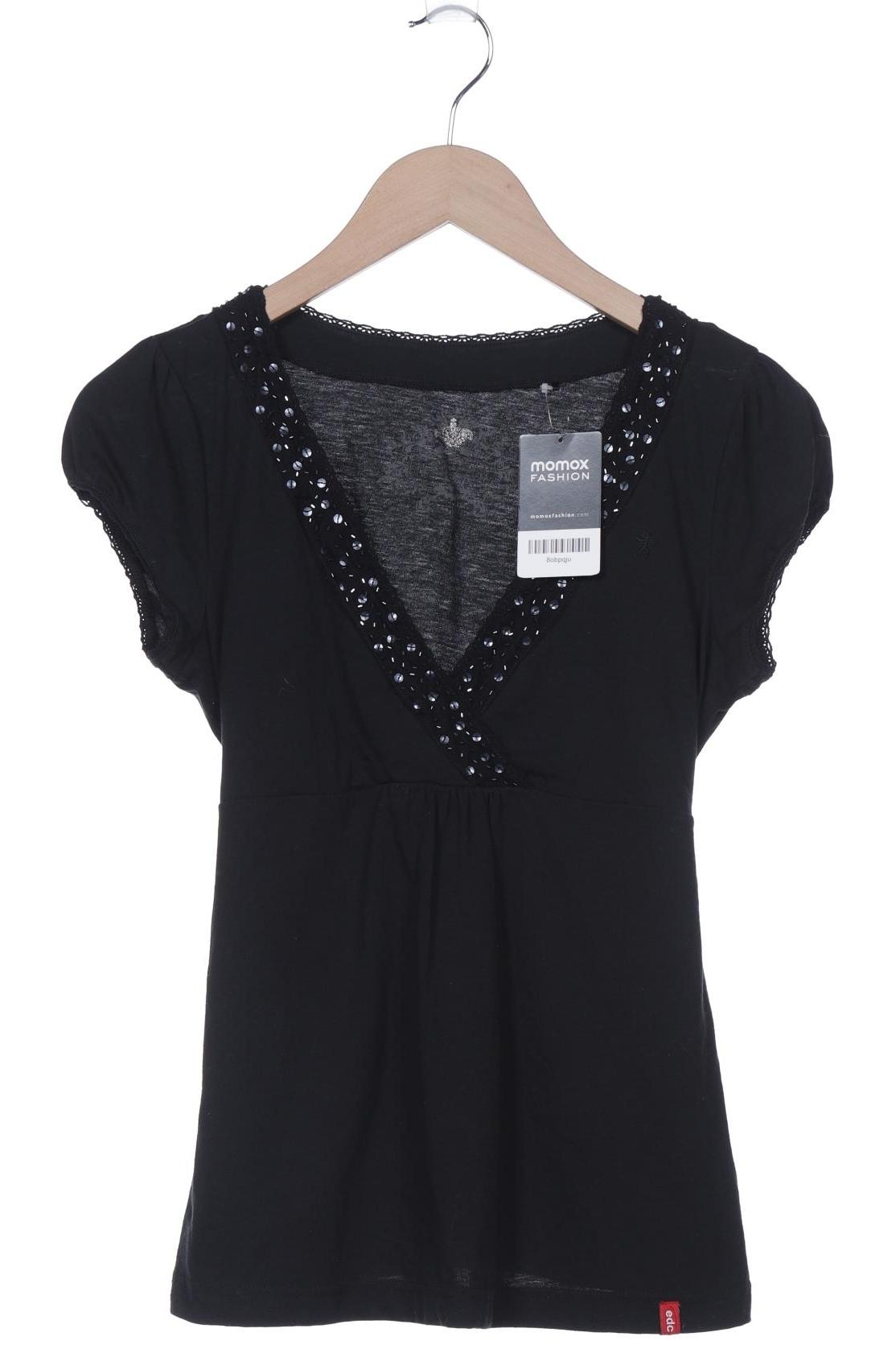 

edc by Esprit Damen T-Shirt, schwarz, Gr. 38