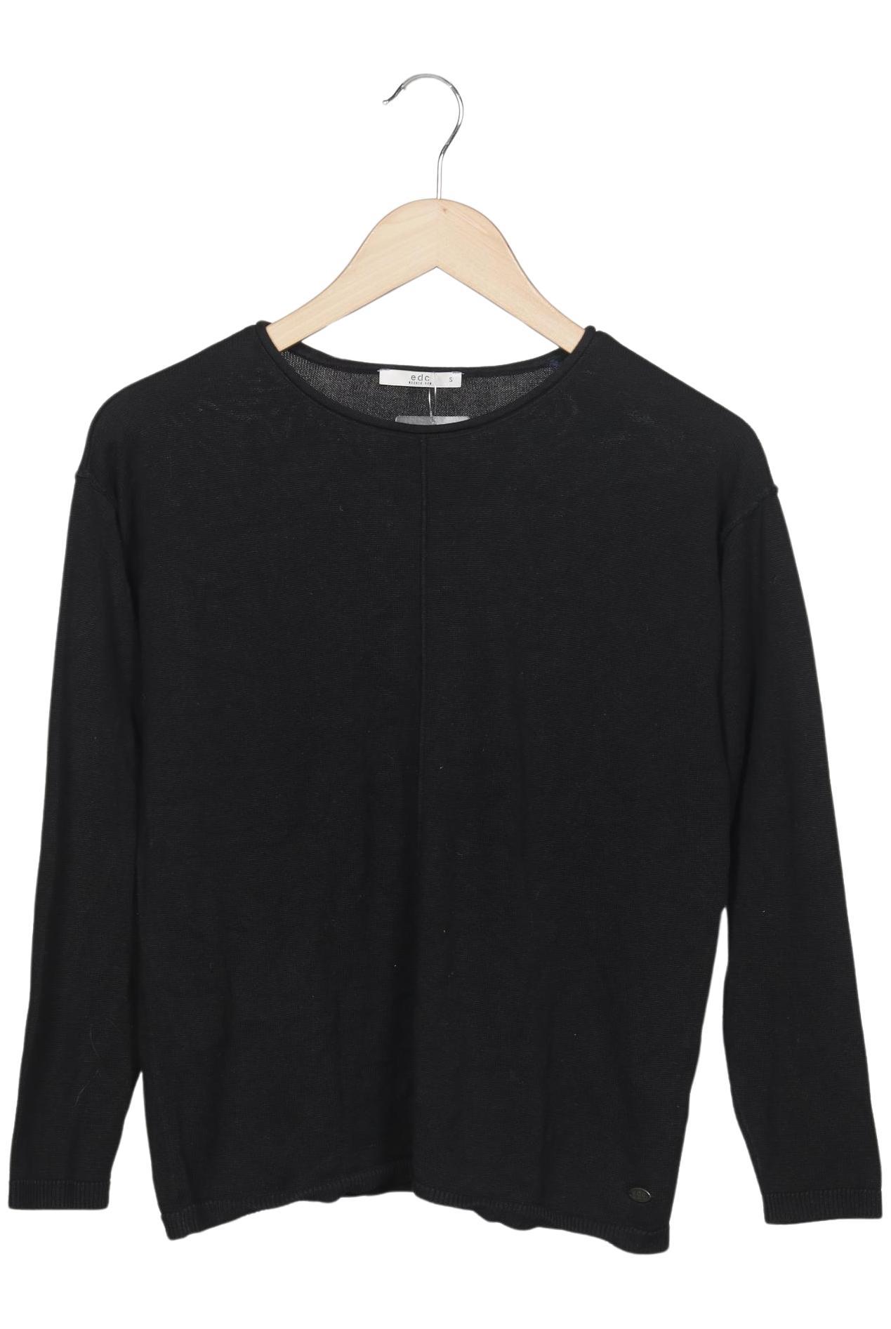 

edc by Esprit Damen Pullover, schwarz, Gr. 36