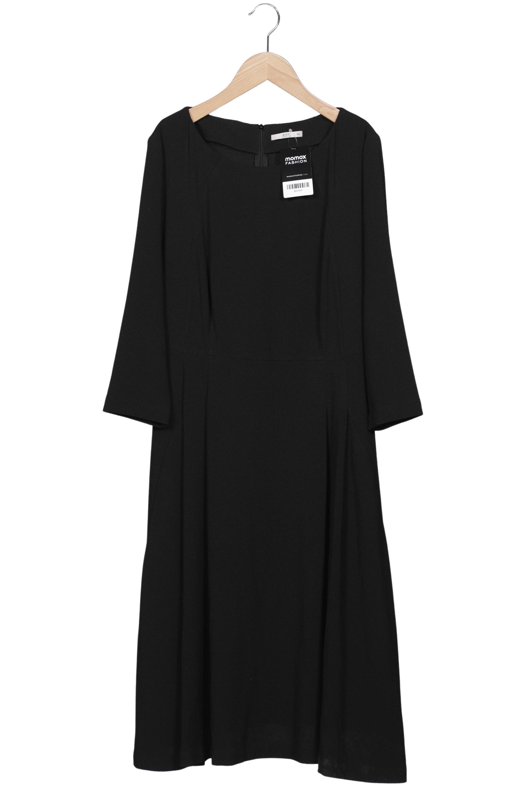 

edc by Esprit Damen Kleid, schwarz, Gr. 42