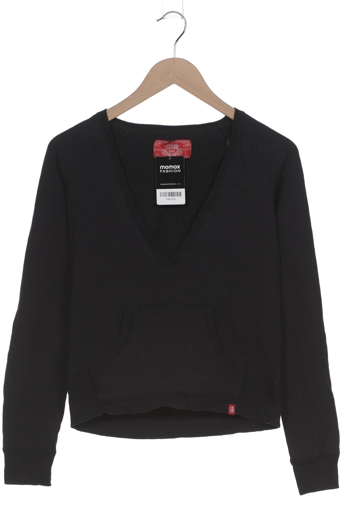 

edc by Esprit Damen Sweatshirt, schwarz, Gr. 42
