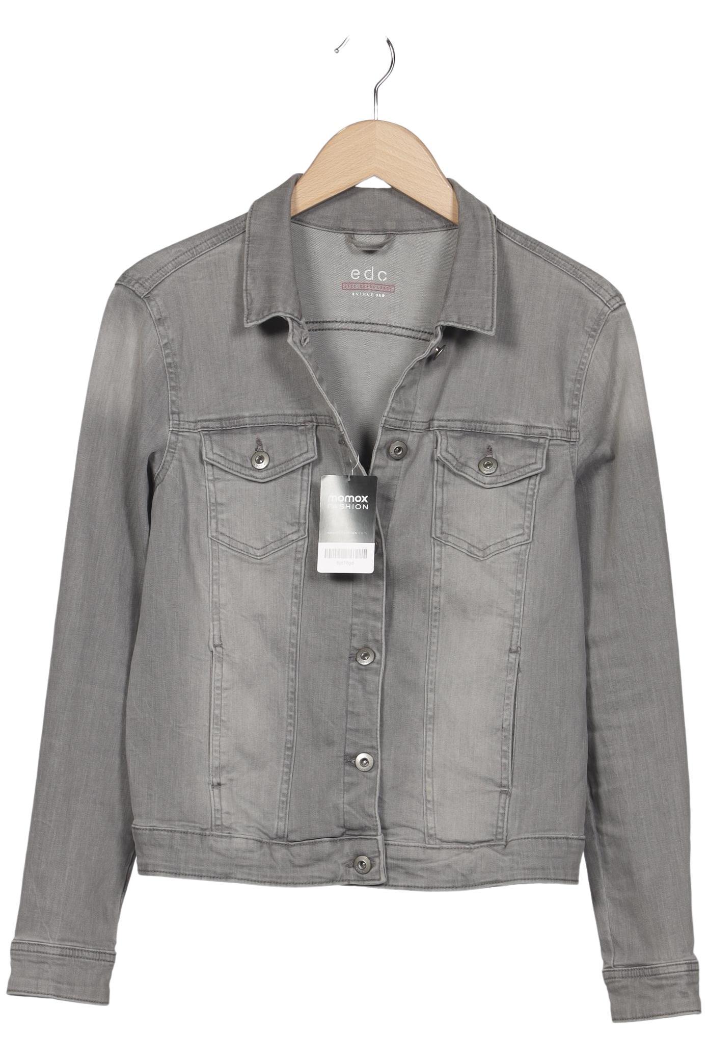 

edc by Esprit Damen Jacke, grau, Gr. 44