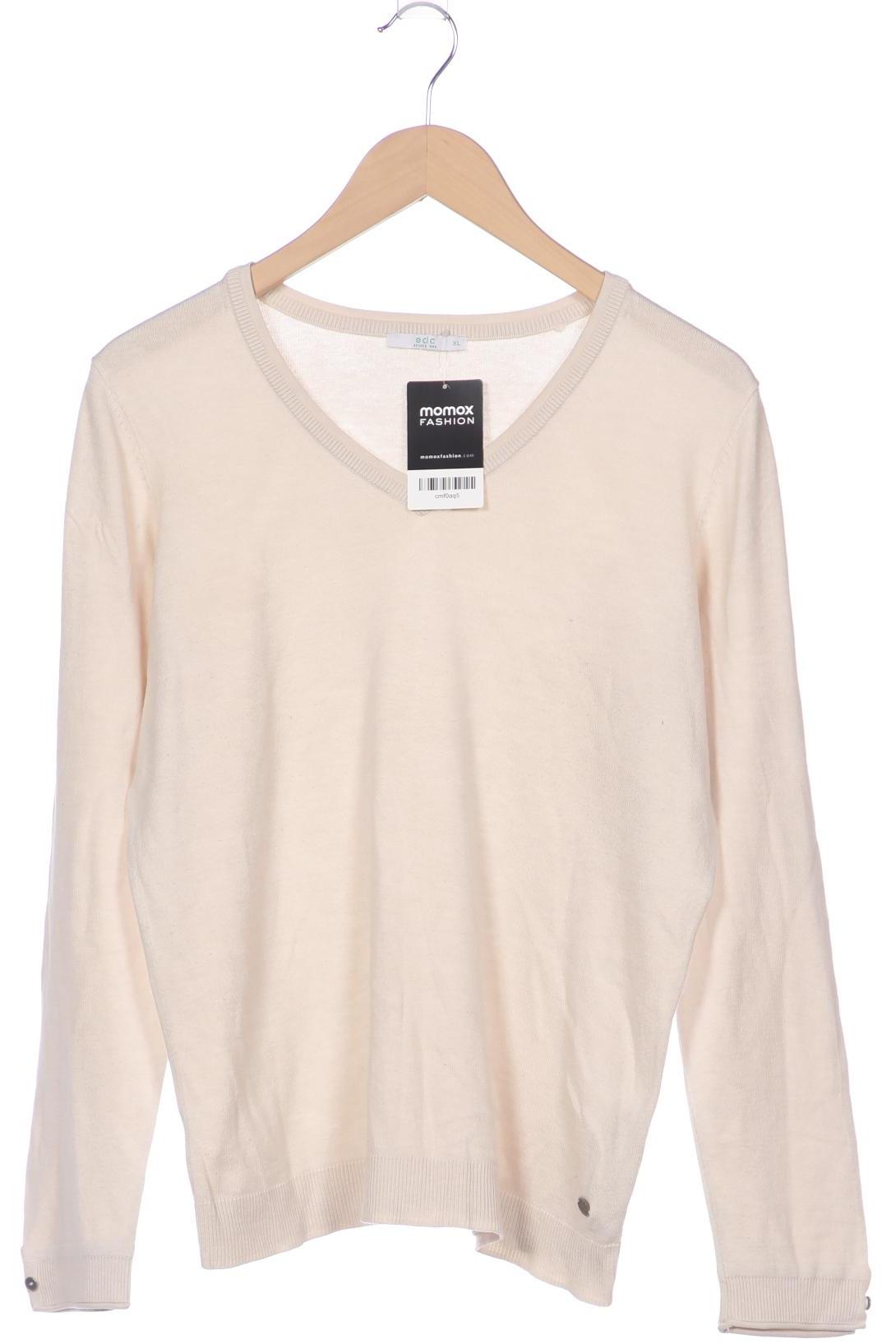

edc by Esprit Damen Pullover, cremeweiß, Gr. 44