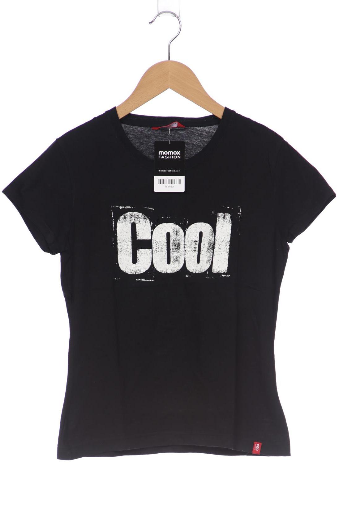 

edc by Esprit Damen T-Shirt, schwarz, Gr. 42