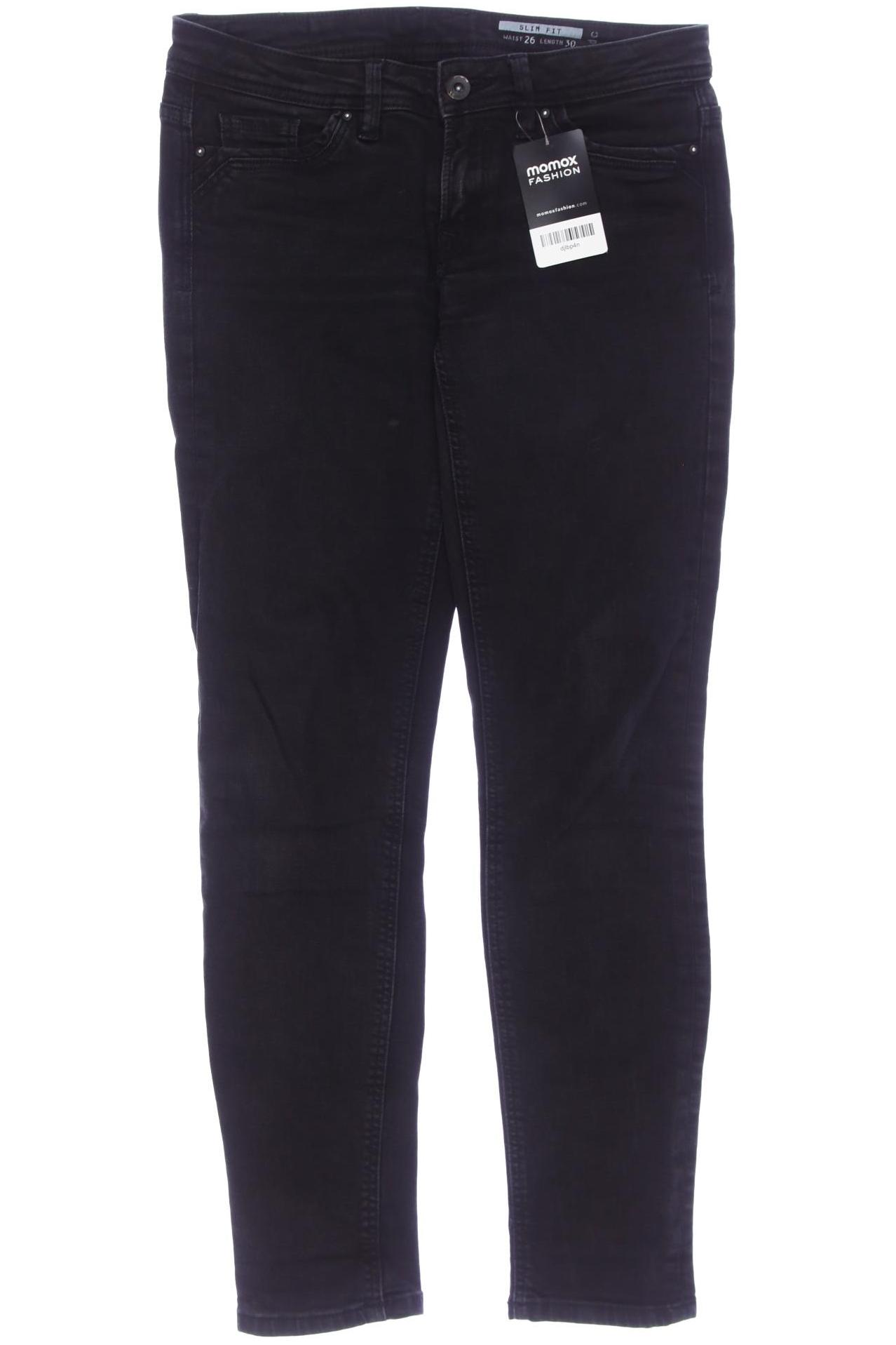 

edc by Esprit Damen Jeans, schwarz, Gr. 26