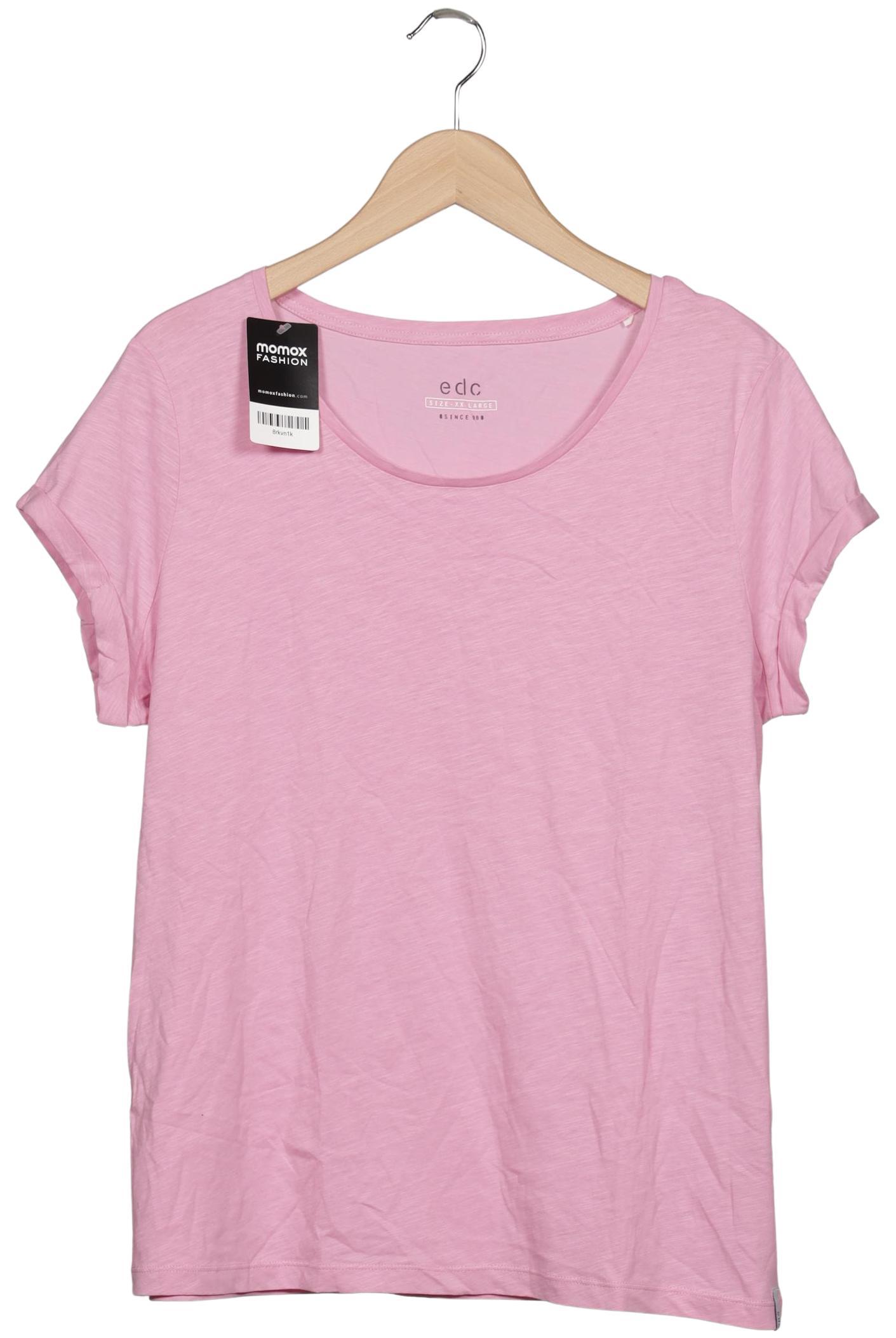 

edc by Esprit Damen T-Shirt, pink, Gr. 46