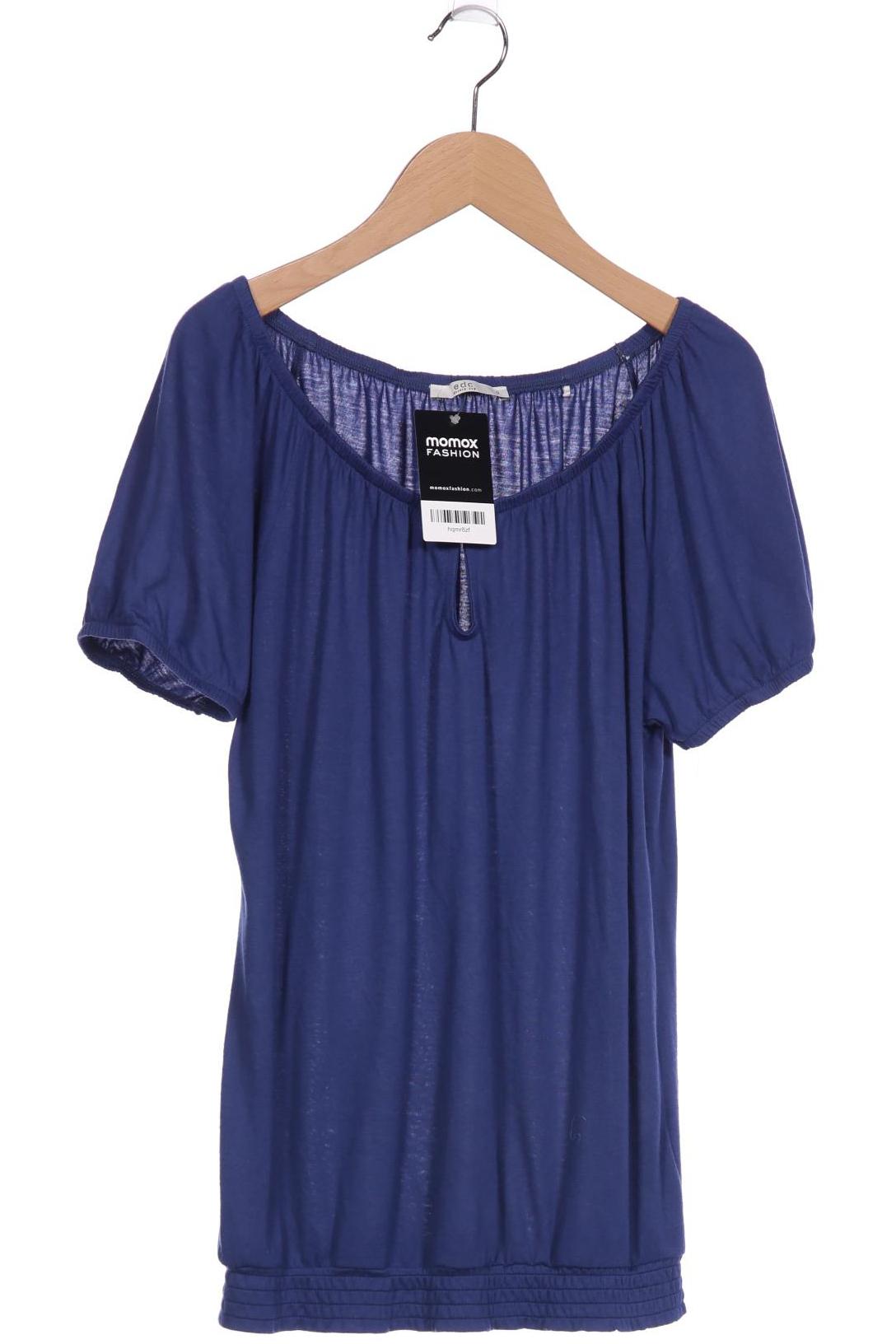 

edc by Esprit Damen T-Shirt, marineblau, Gr. 36
