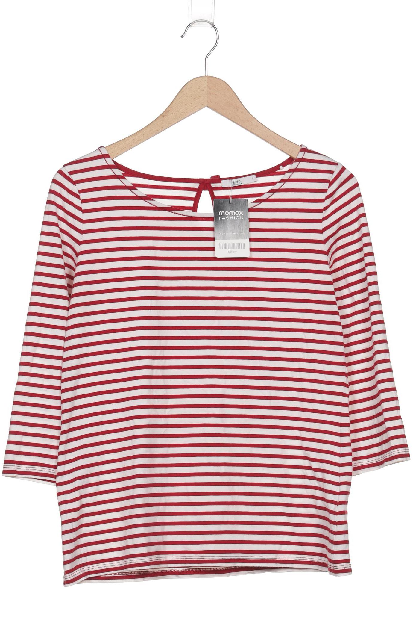 

edc by Esprit Damen Langarmshirt, rot, Gr. 42