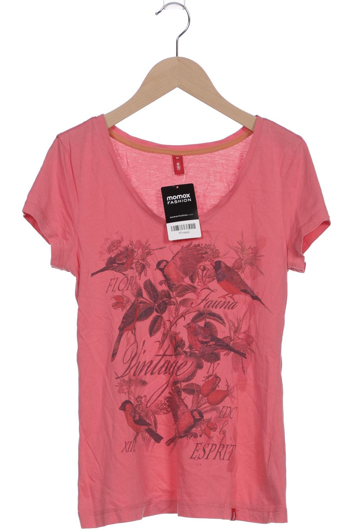 

edc by Esprit Damen T-Shirt, pink, Gr. 38