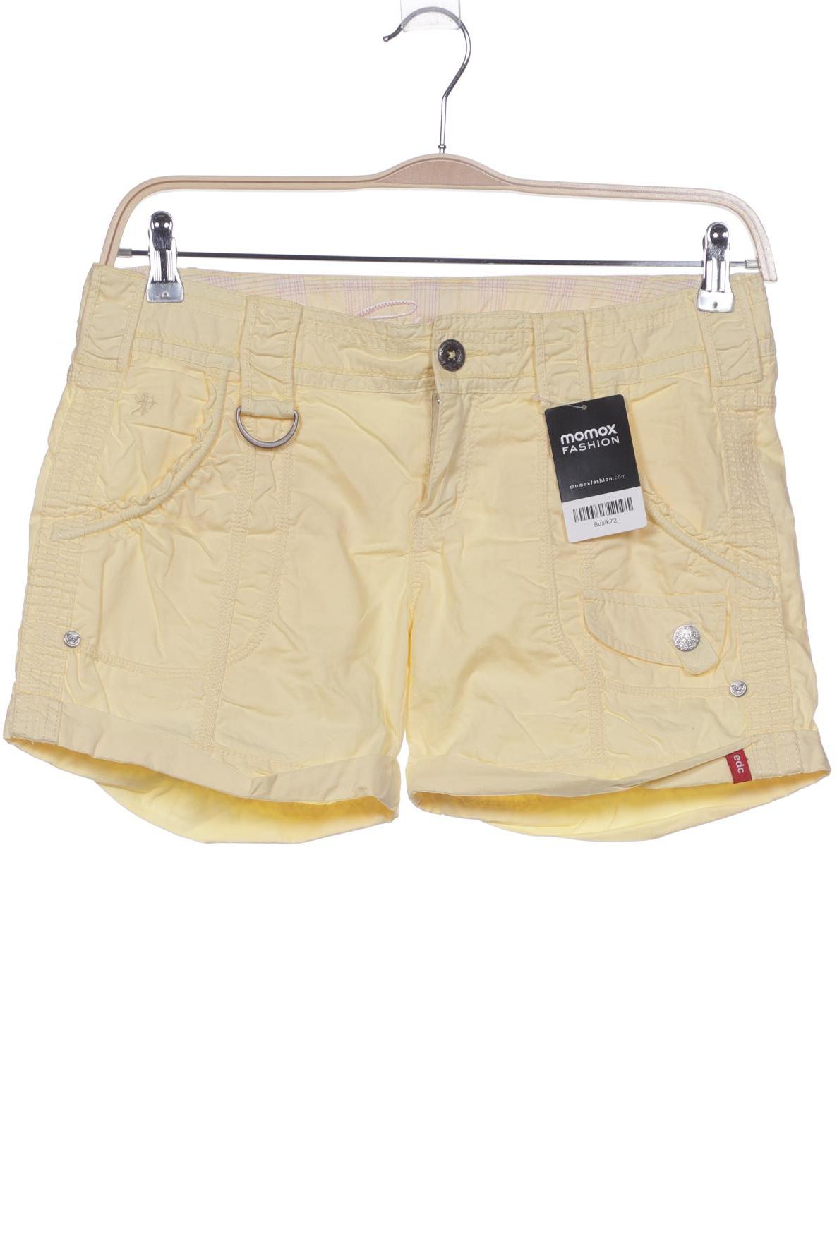 

edc by Esprit Damen Shorts, gelb, Gr. 38