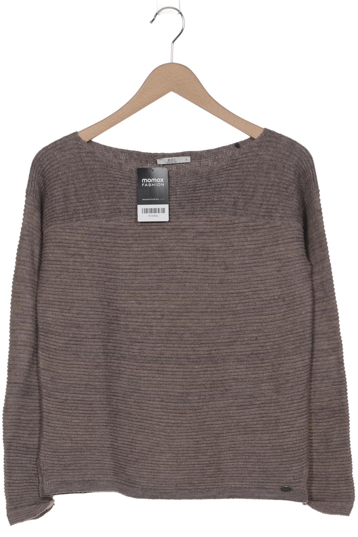

edc by Esprit Damen Pullover, braun, Gr. 36