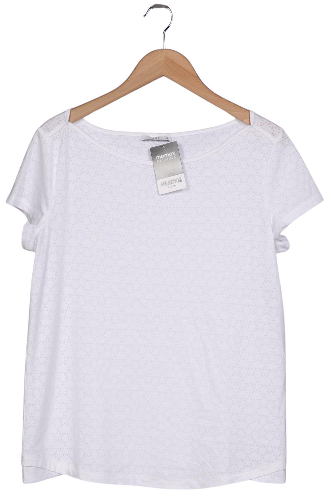 

edc by Esprit Damen T-Shirt, weiß, Gr. 44