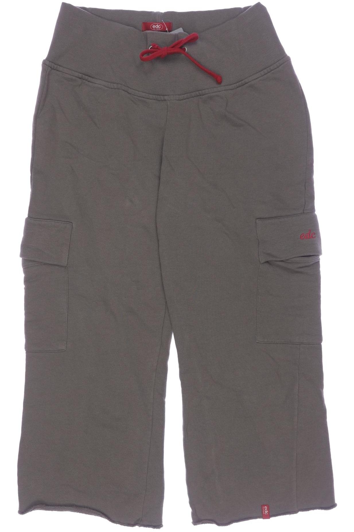 

edc by Esprit Damen Stoffhose, grau, Gr. 0