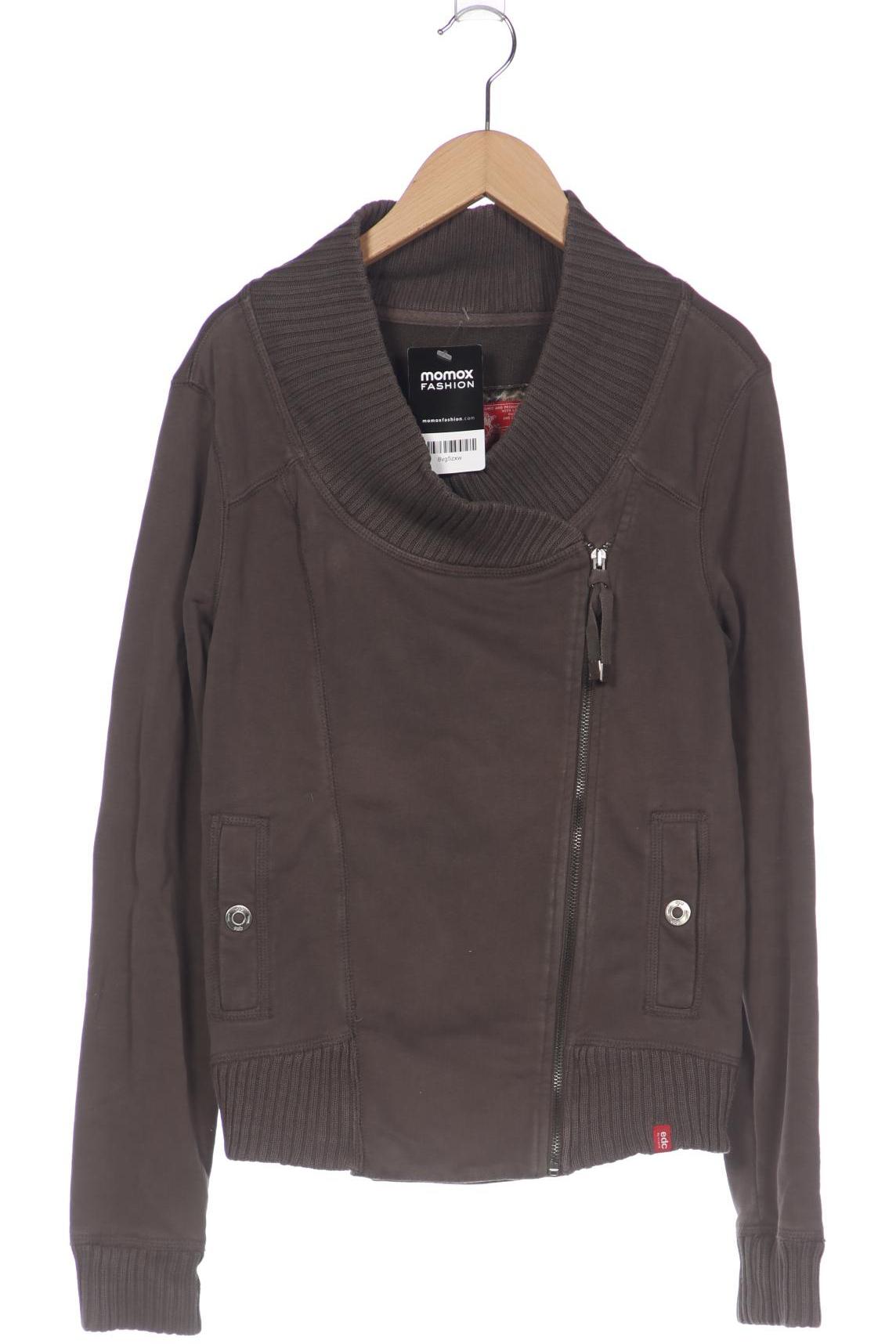 

edc by Esprit Damen Sweatshirt, grau, Gr. 38