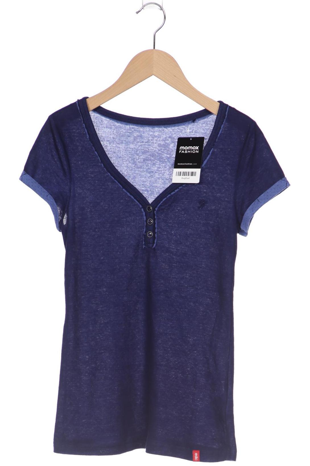 

edc by Esprit Damen T-Shirt, marineblau
