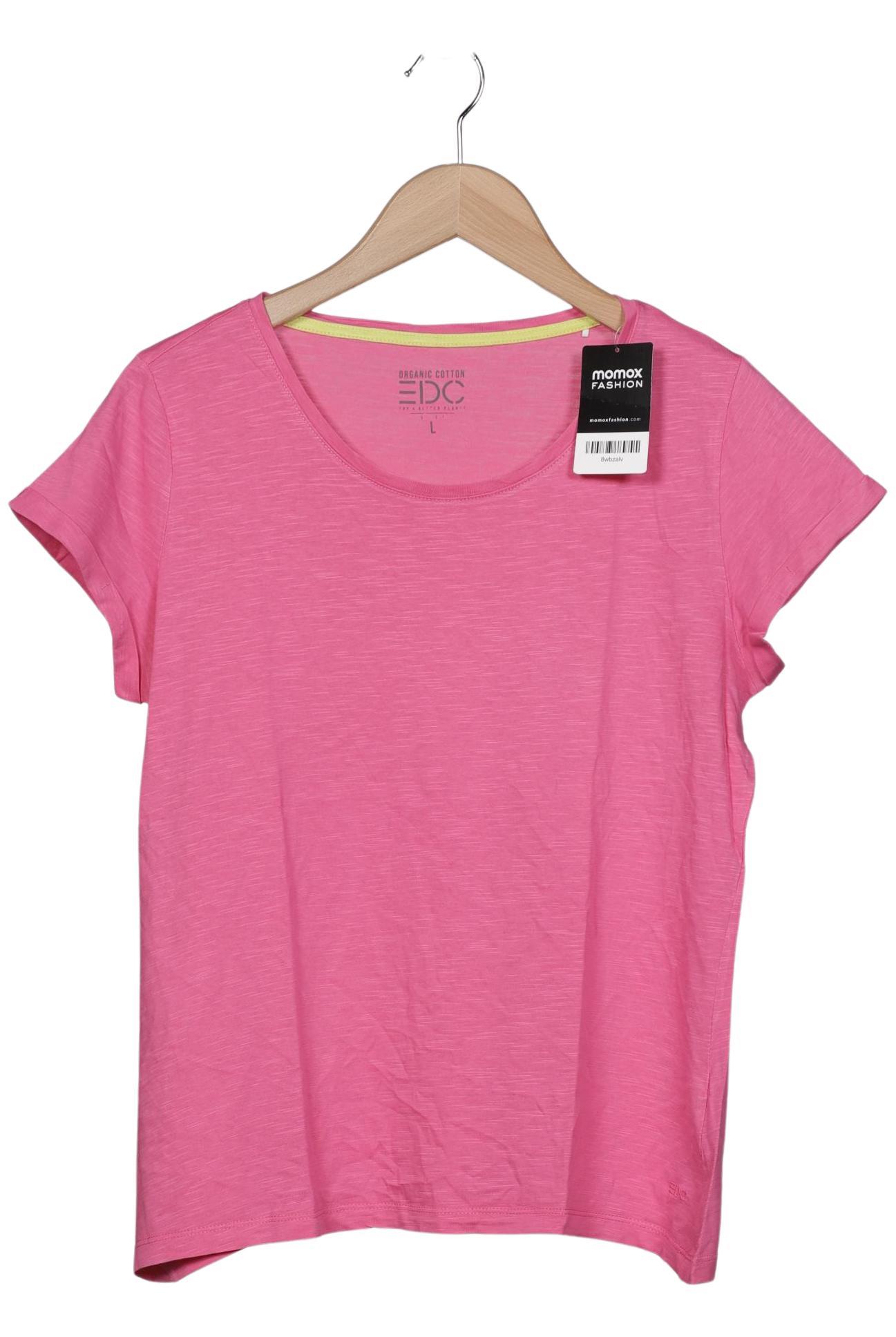 

edc by Esprit Damen T-Shirt, pink, Gr. 42