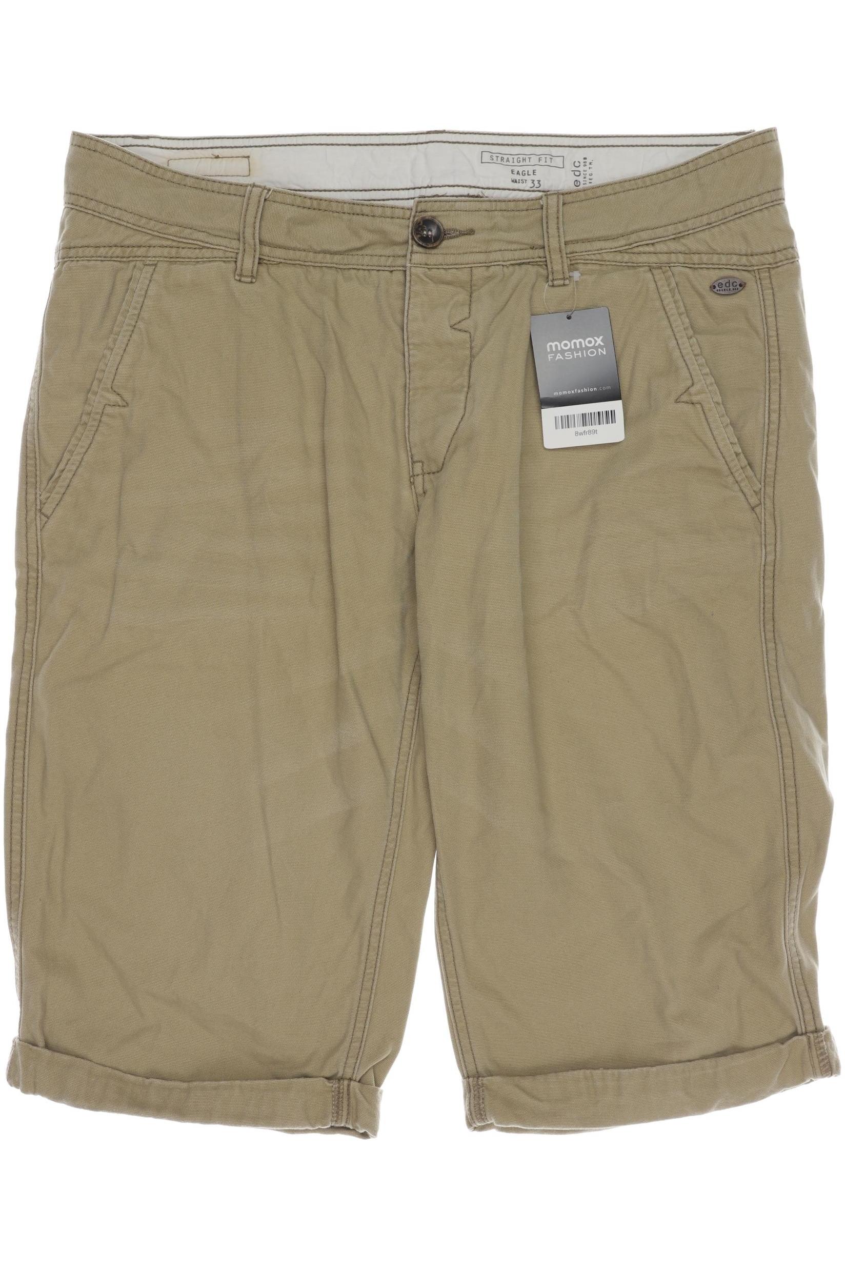 

edc by Esprit Herren Shorts, beige, Gr. 33