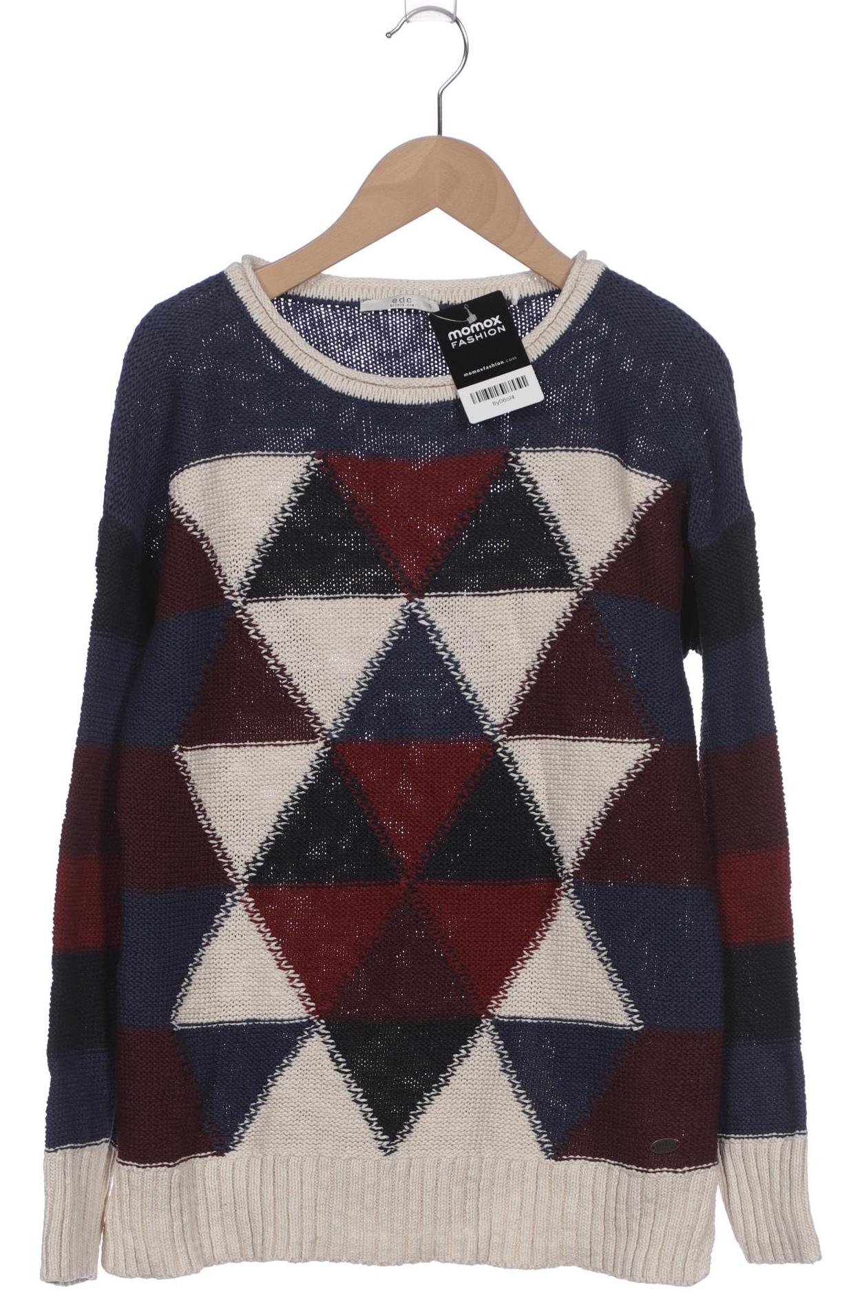 

edc by Esprit Damen Pullover, mehrfarbig, Gr. 36