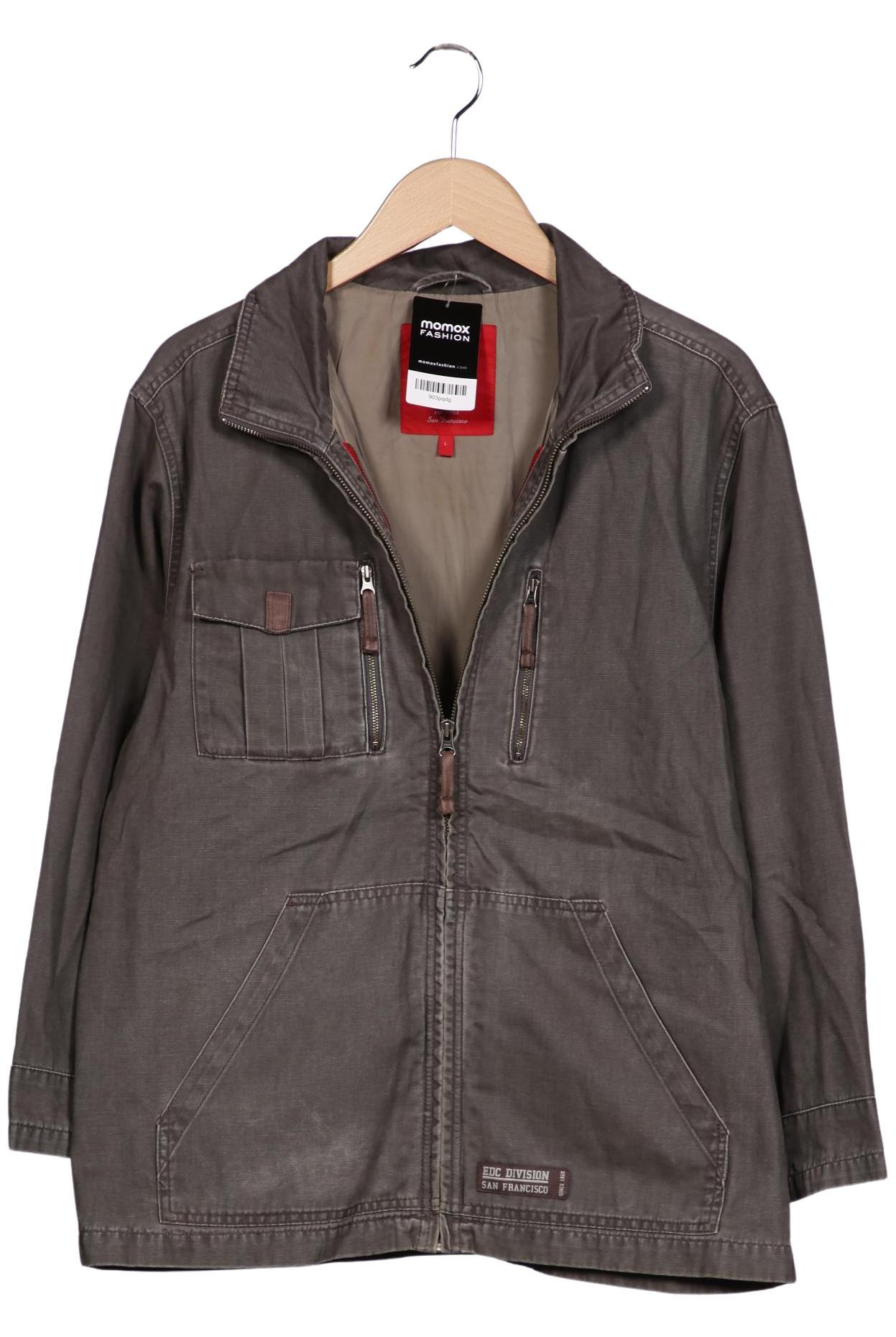 

edc by Esprit Herren Jacke, grau, Gr. 52