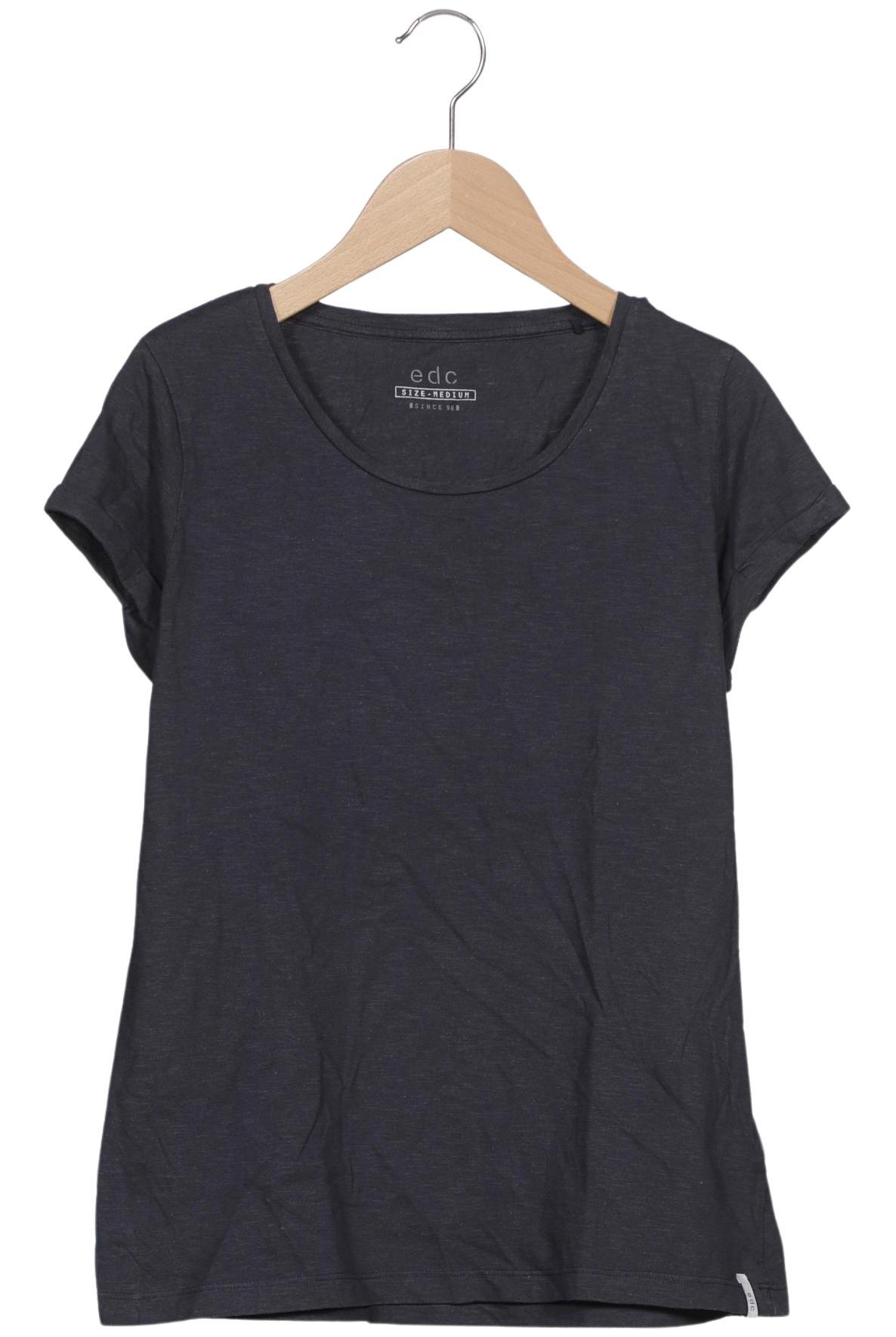 

edc by Esprit Damen T-Shirt, grau, Gr. 38