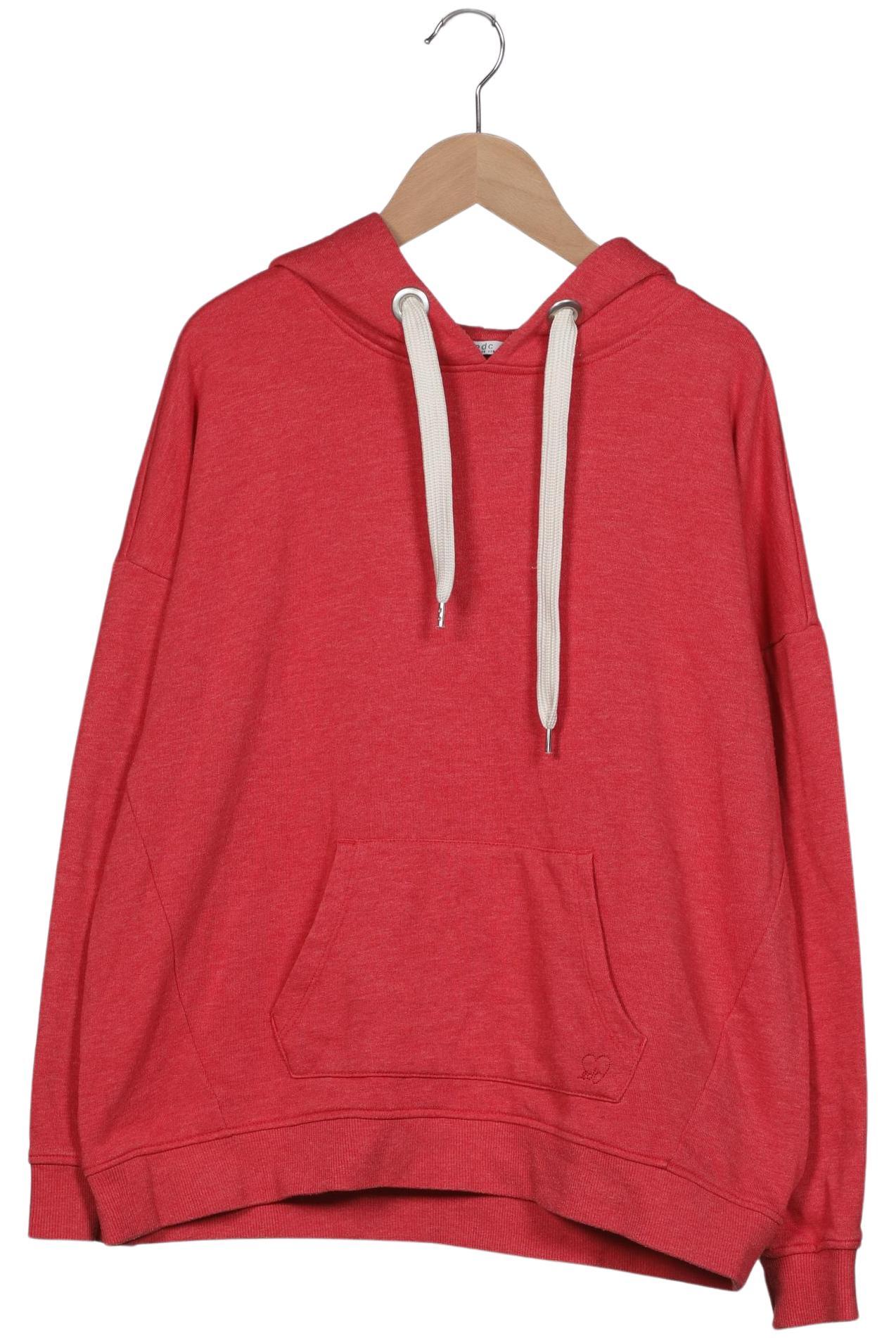 

edc by Esprit Damen Kapuzenpullover, rot, Gr. 36