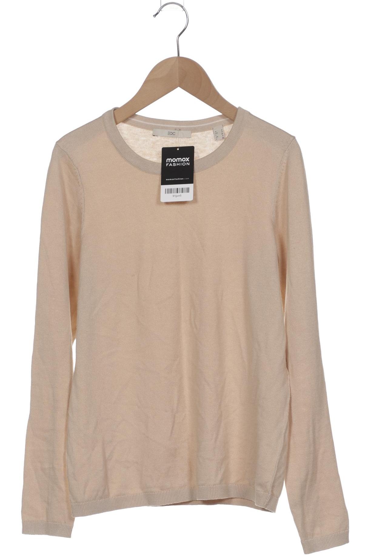 

edc by Esprit Damen Pullover, beige, Gr. 36