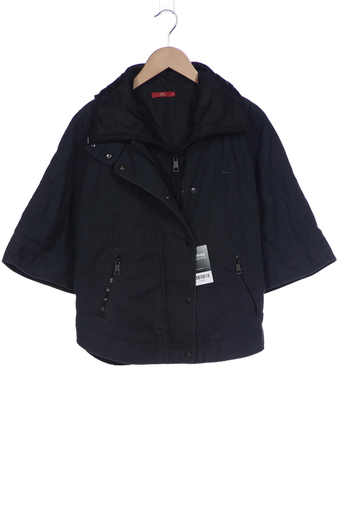 

edc by Esprit Damen Jacke, marineblau, Gr. 34