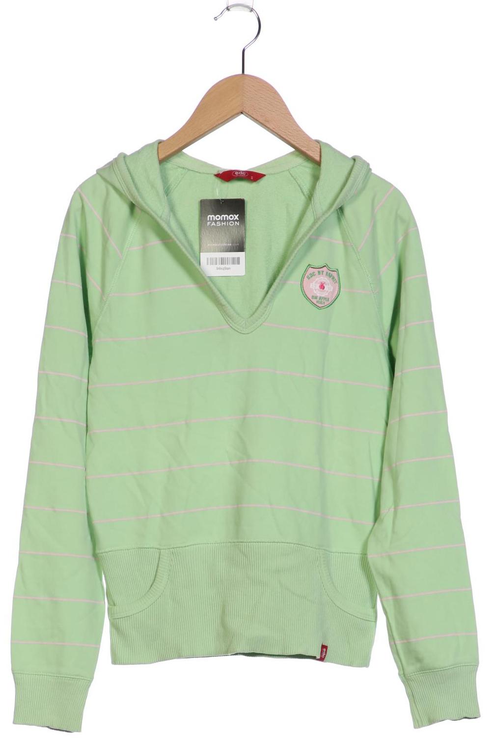 

edc by Esprit Damen Kapuzenpullover, hellgrün, Gr. 36