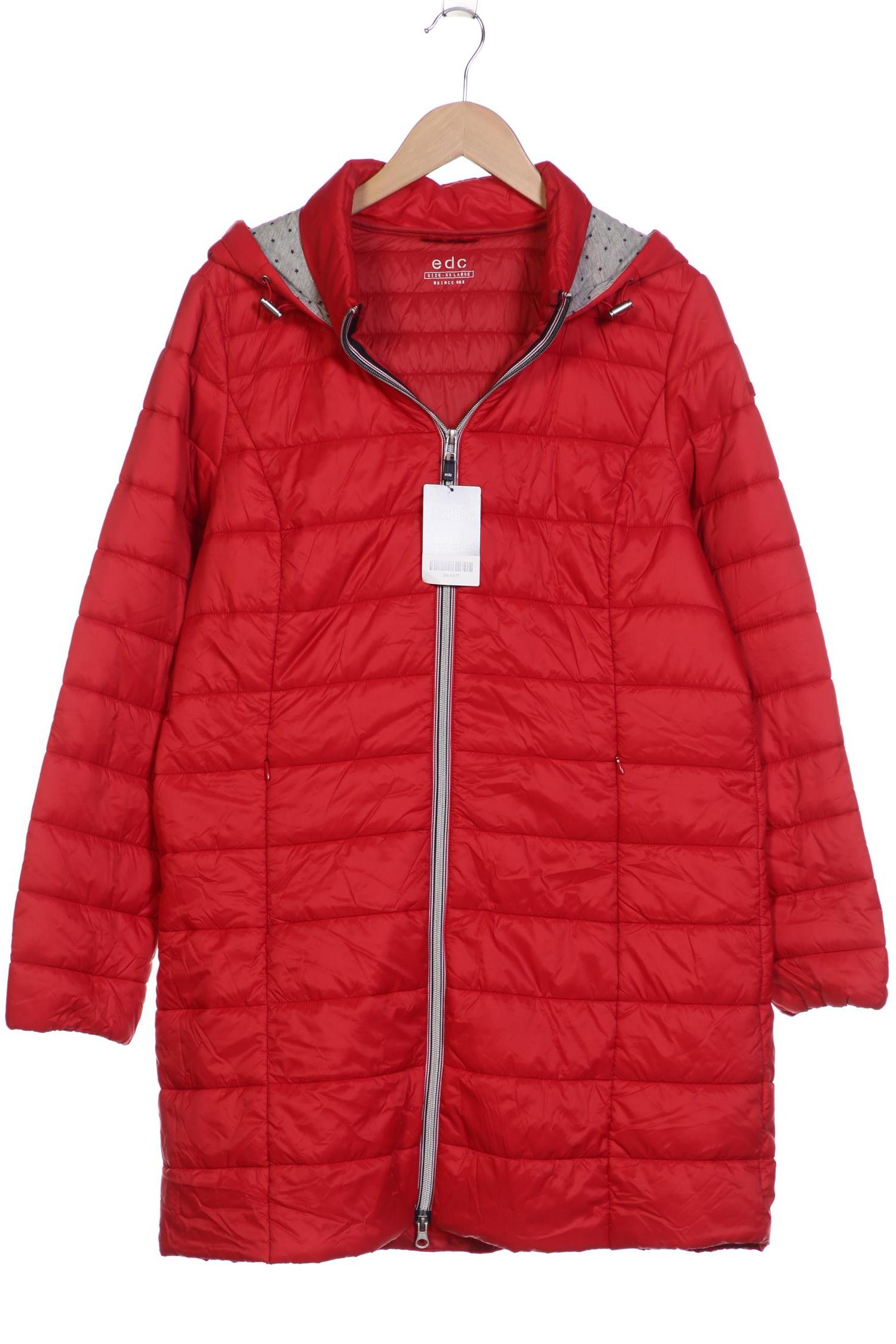 

edc by Esprit Damen Mantel, rot, Gr. 46