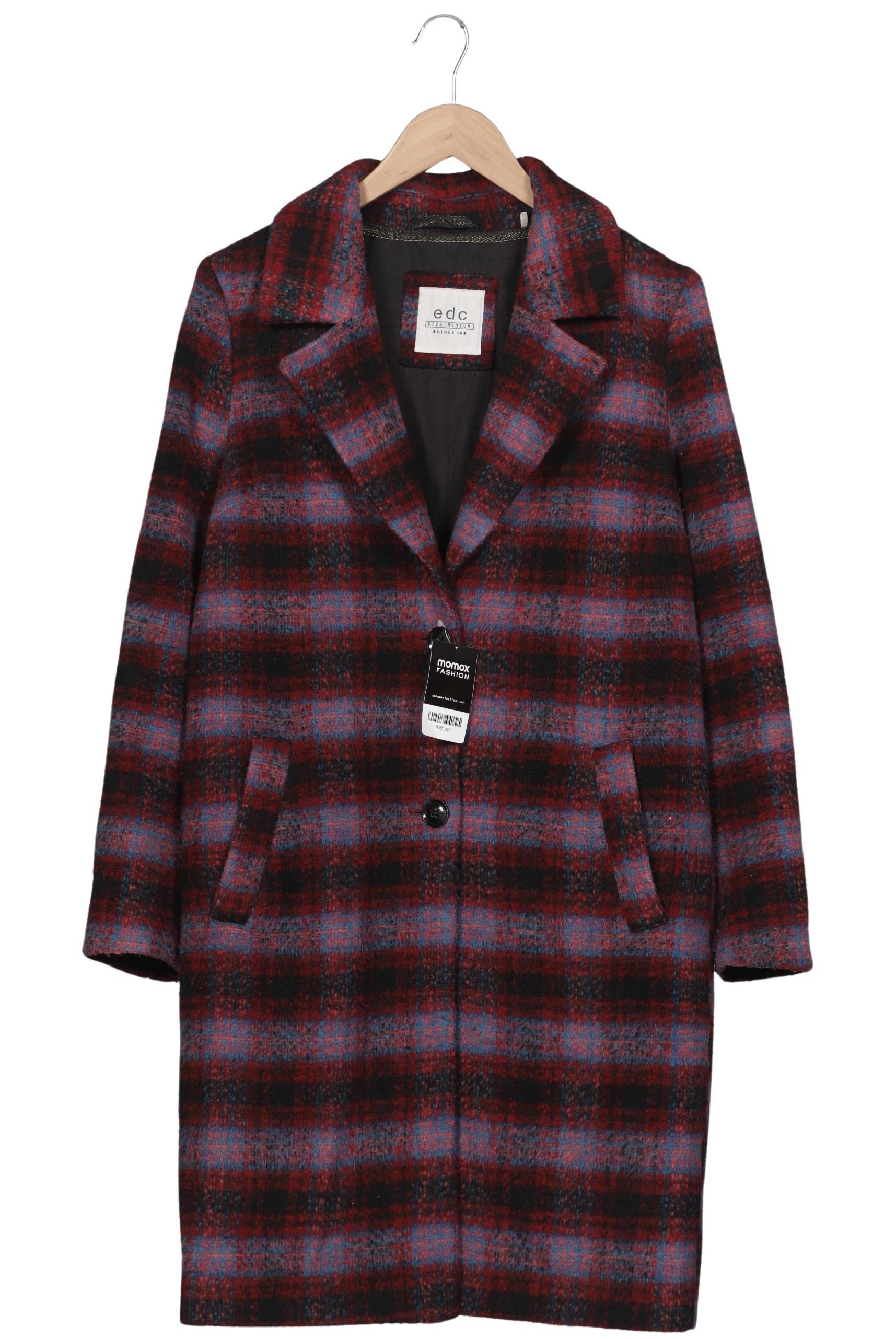 

edc by Esprit Damen Mantel, mehrfarbig, Gr. 38