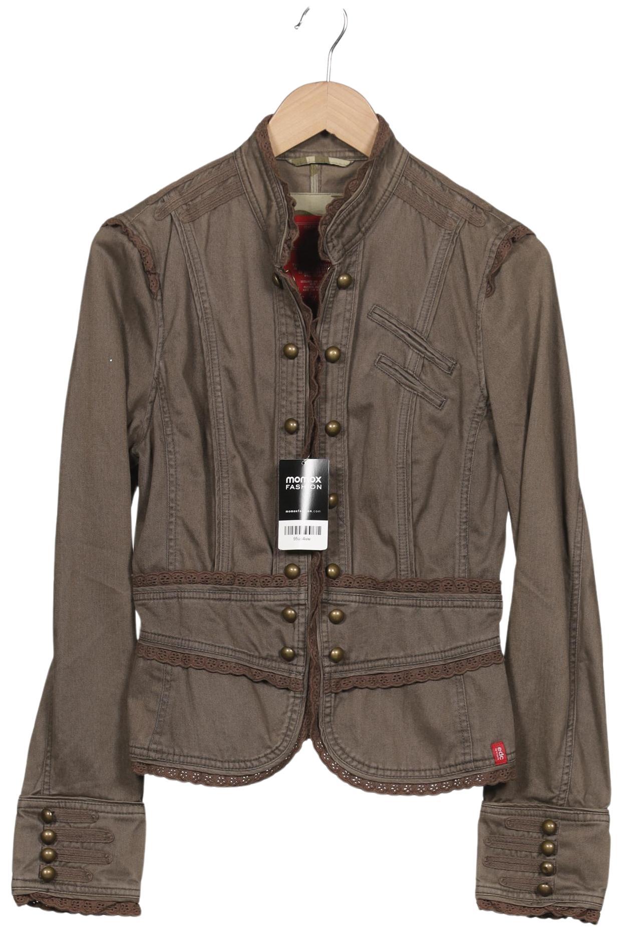 

edc by Esprit Damen Jacke, braun, Gr. 38